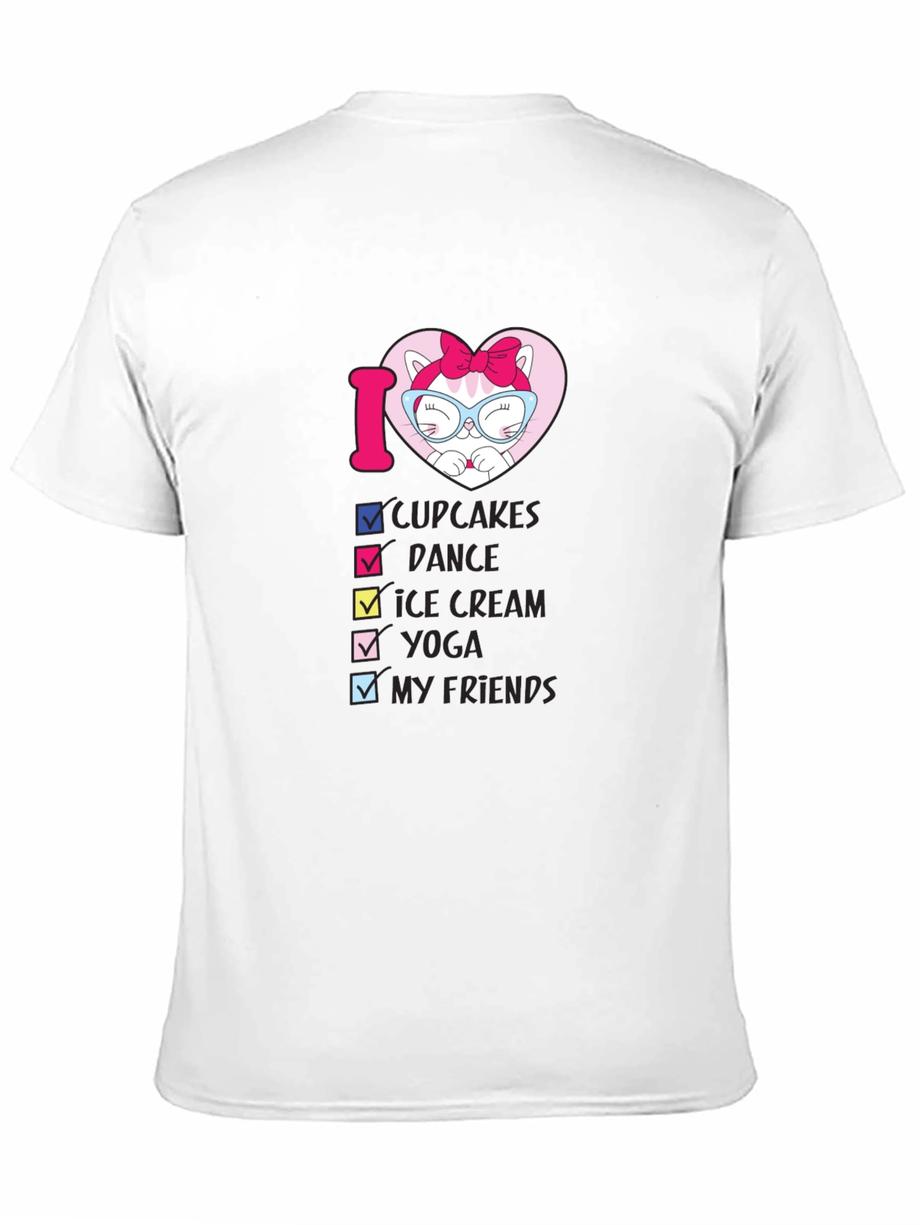 I Love Cat Cupcakes T-Shirt