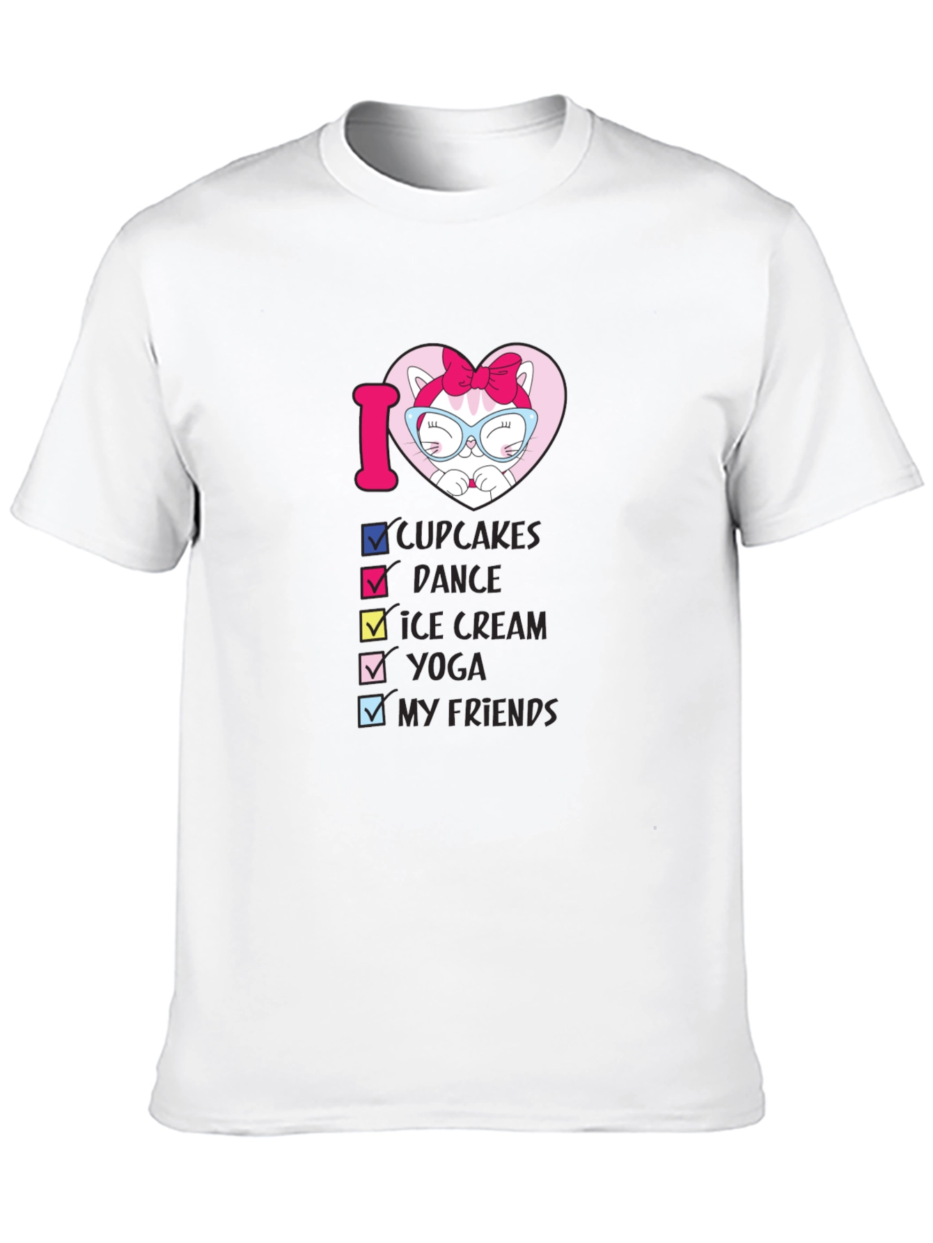 I Love Cat Cupcakes T-Shirt