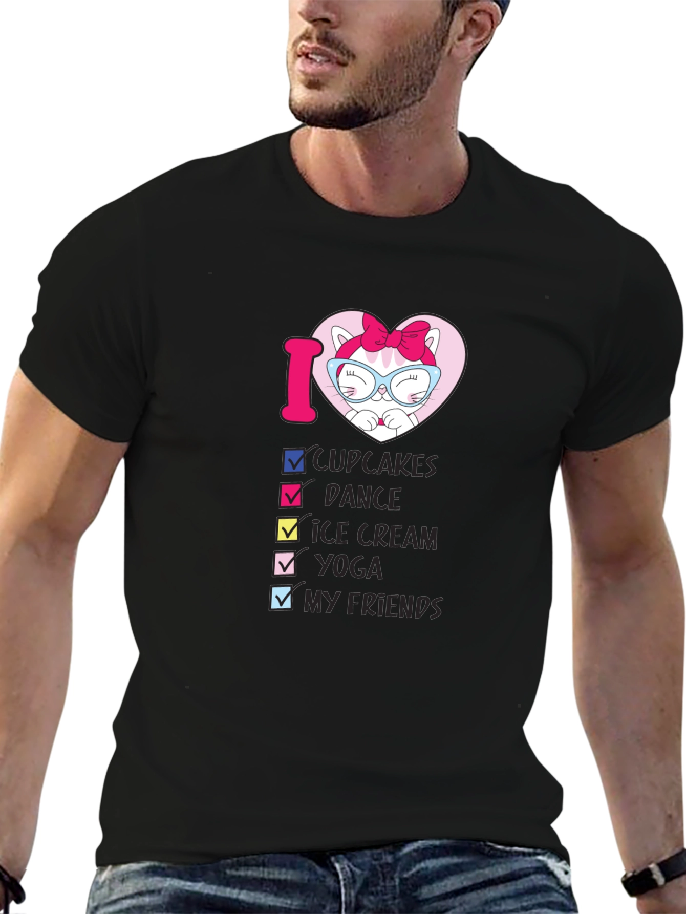 I Love Cat Cupcakes T-Shirt