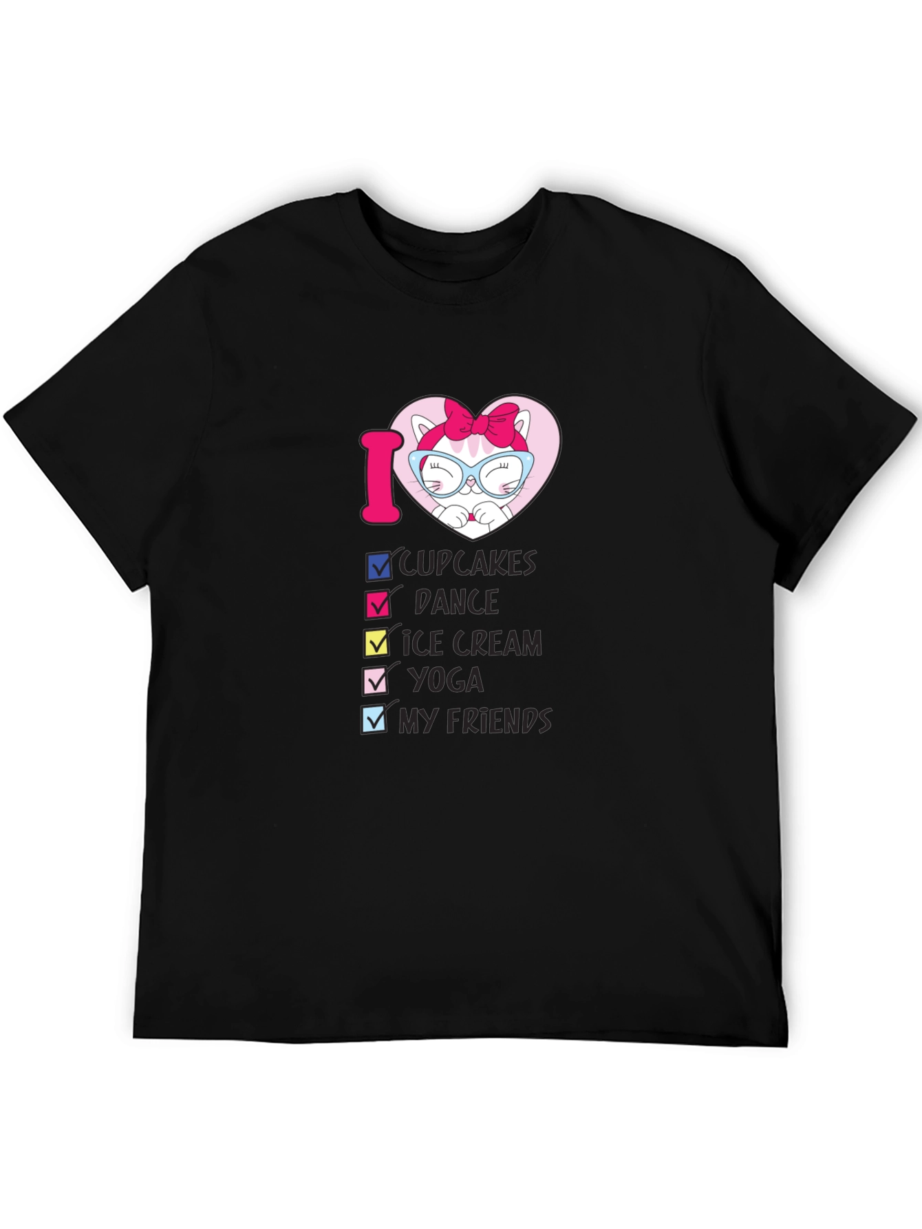 I Love Cat Cupcakes T-Shirt