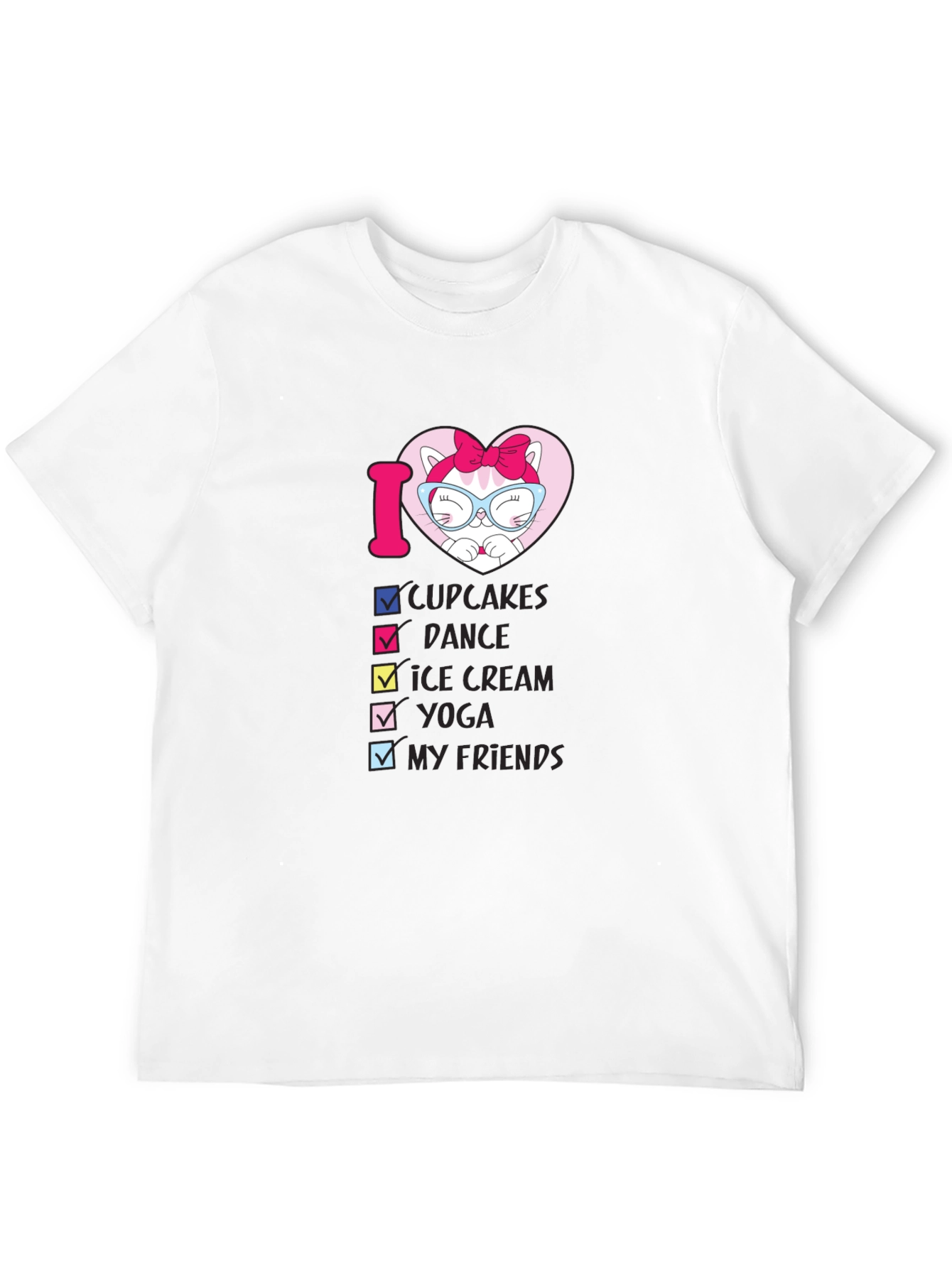 I Love Cat Cupcakes T-Shirt