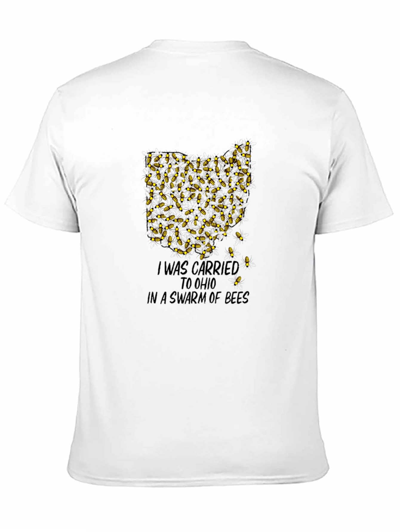 Ohio Swarm of Bees Graphic Tee - Black