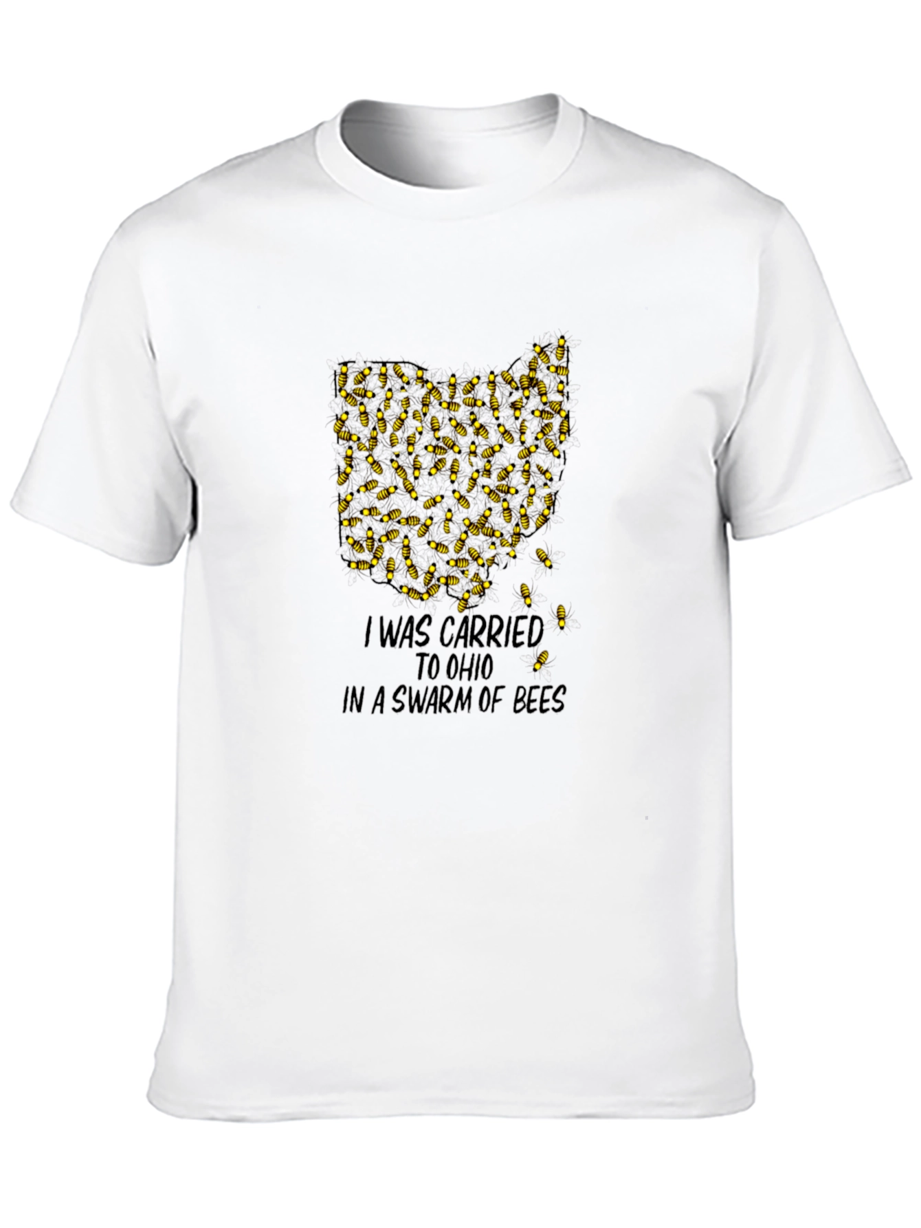 Ohio Swarm of Bees Graphic Tee - Black
