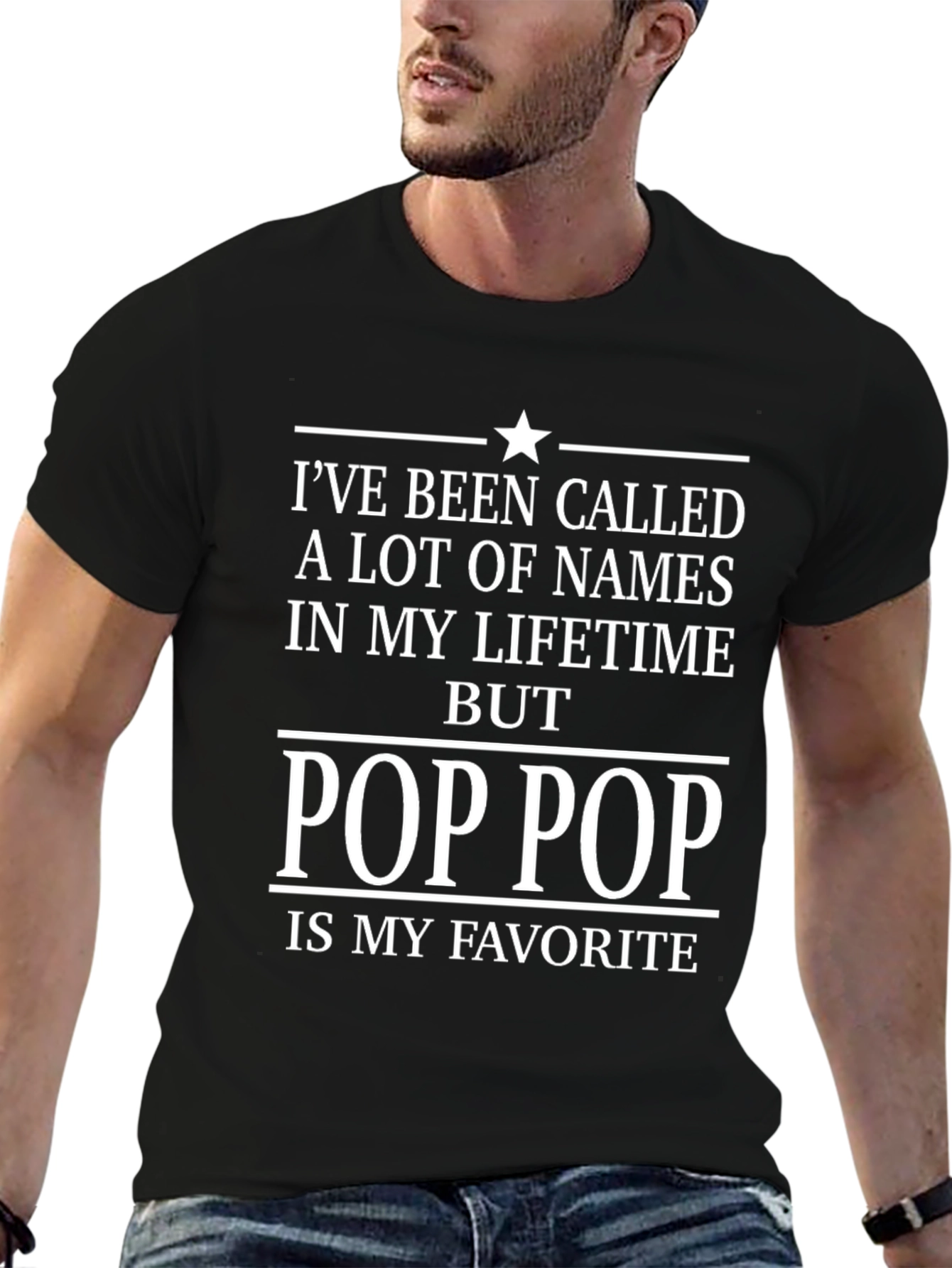 Pop Pop T-Shirt: Best Grandpa Ever Gift