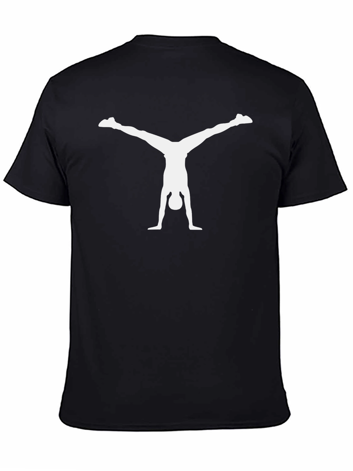 Gymnast Handstand Graphic Tee - Unisex Black T-Shirt