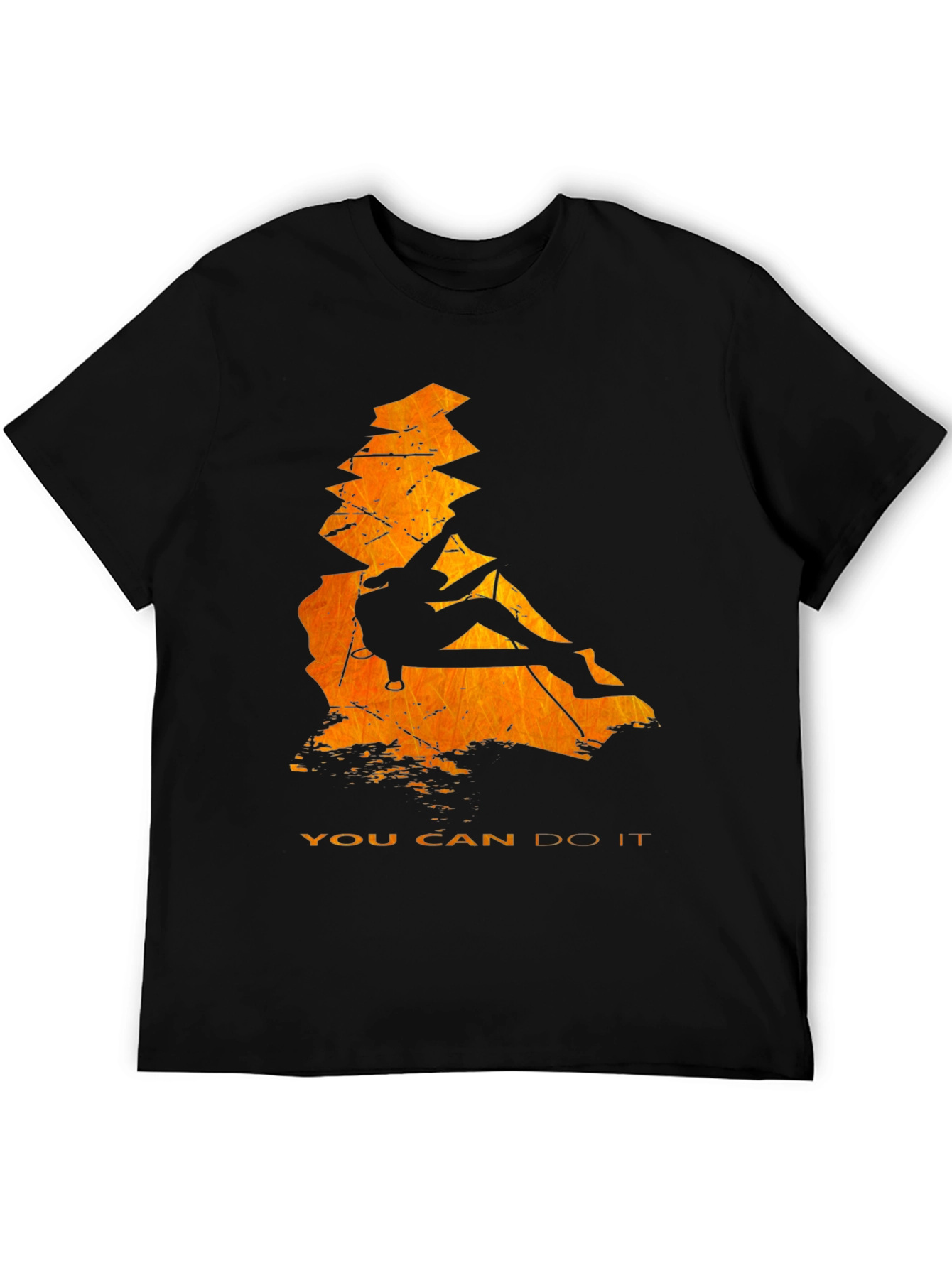 Climbing Silhouette Graphic Tee - You Can Do It