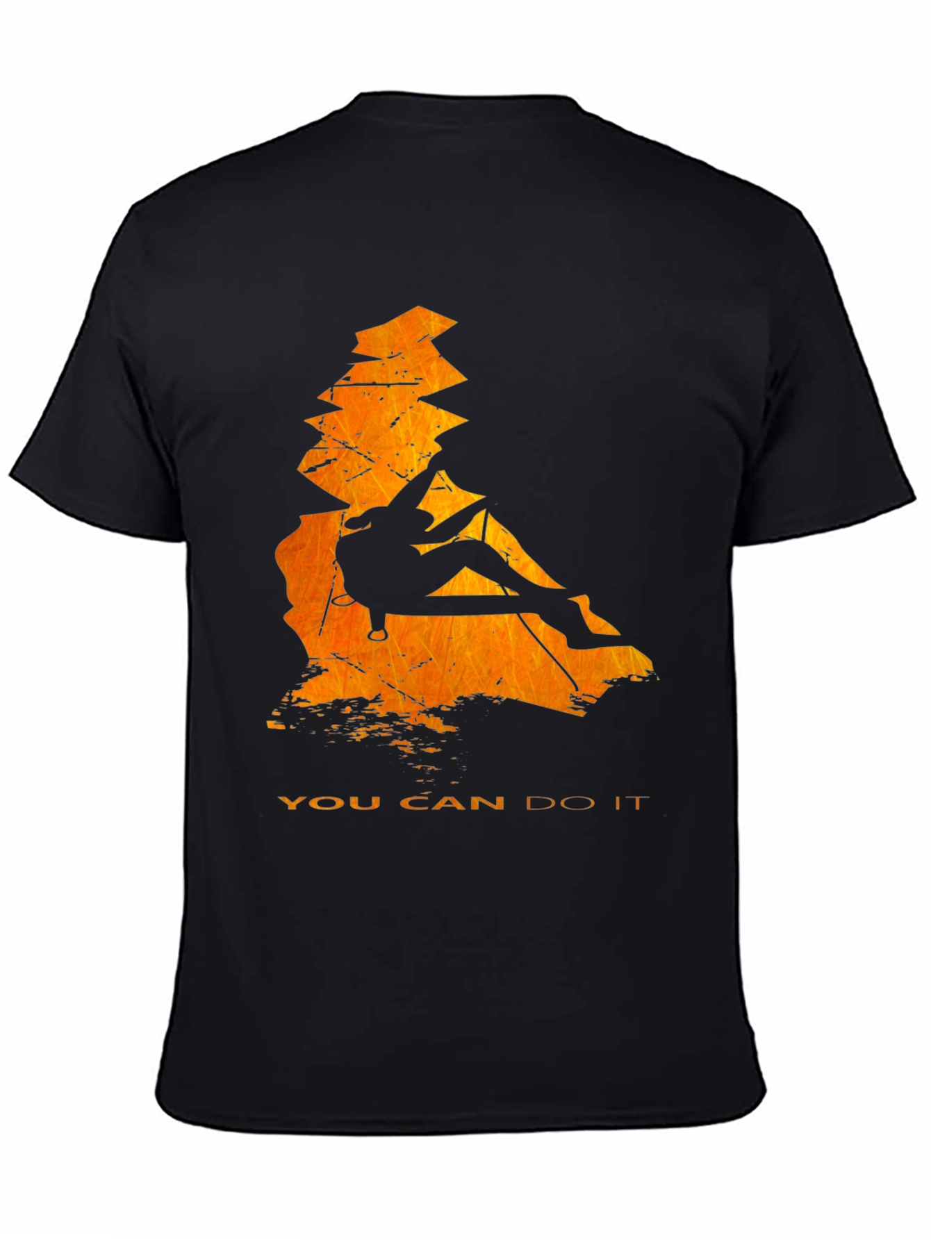 Climbing Silhouette Graphic Tee - You Can Do It