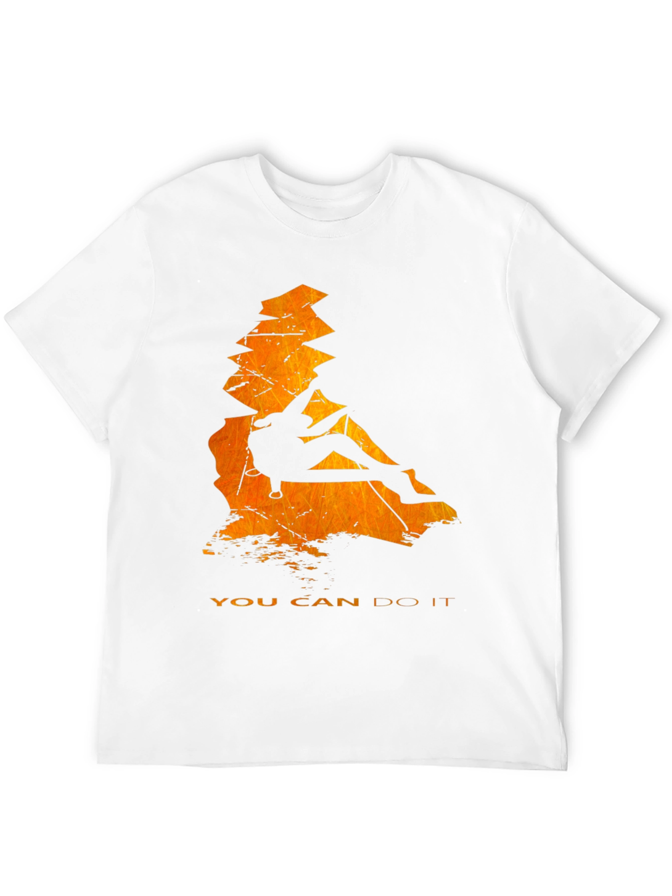 Climbing Silhouette Graphic Tee - You Can Do It