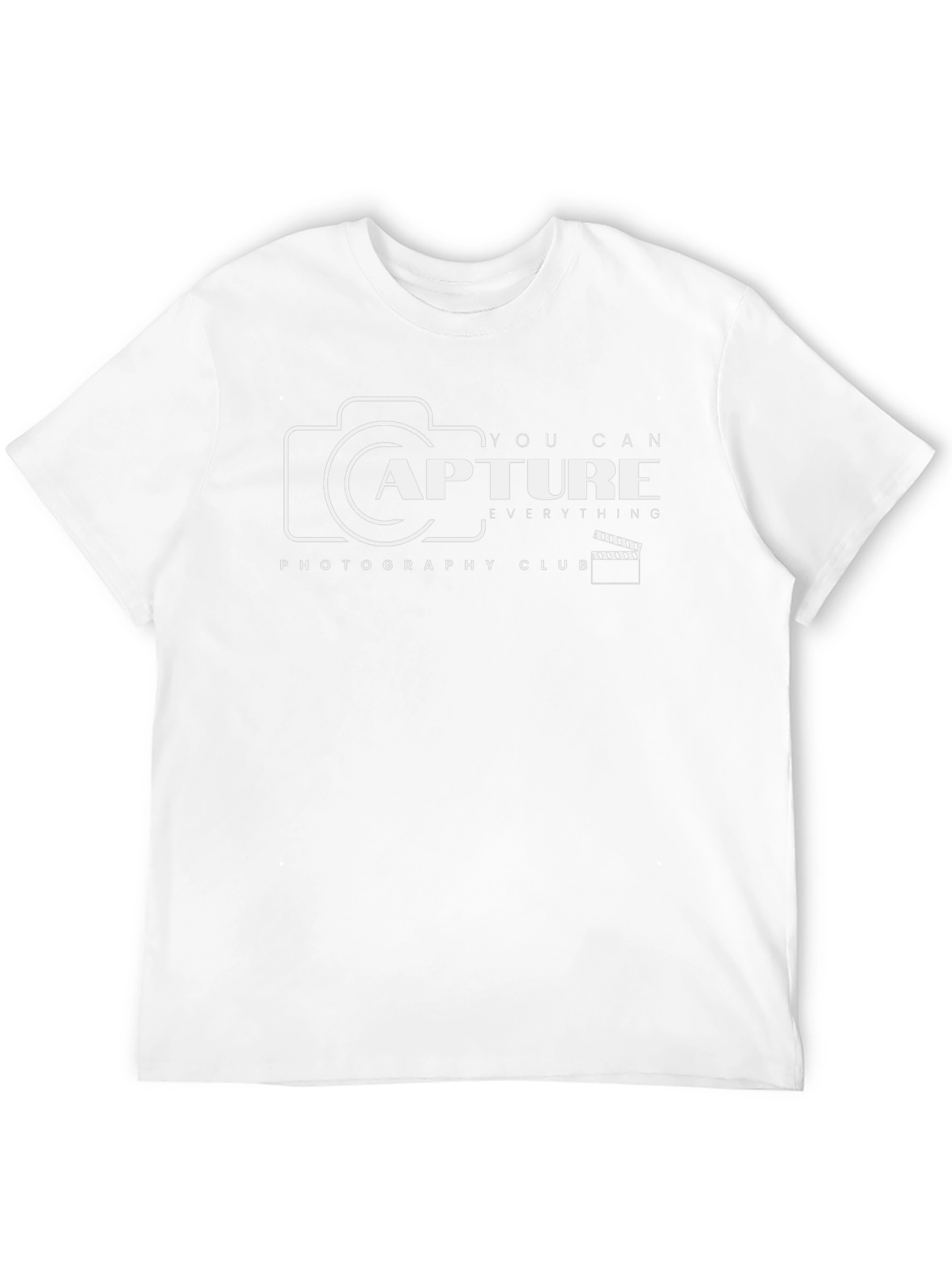 Capture Everything Photography Club Black T-Shirt