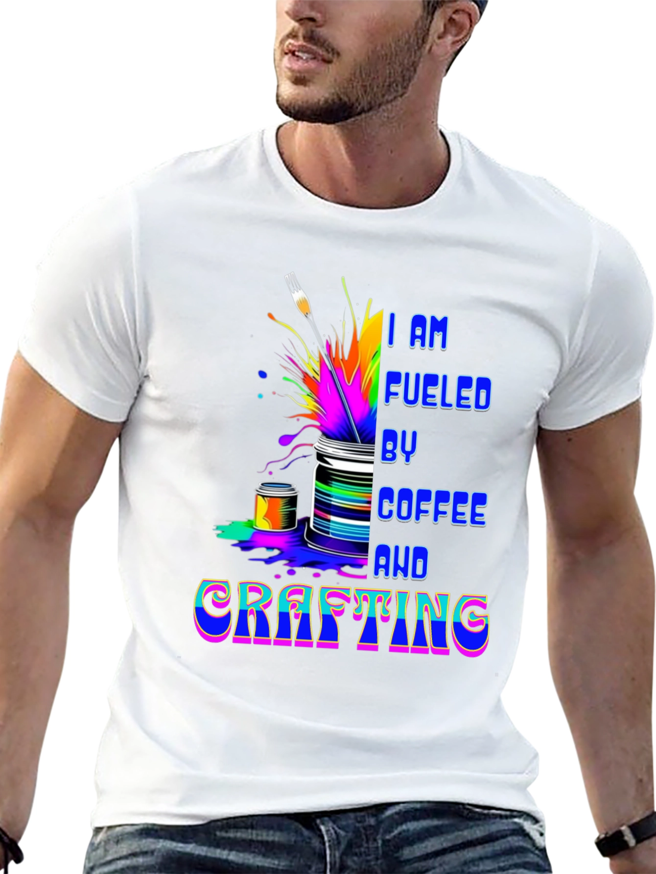 Fuelled By Coffee and Crafting T-Shirt