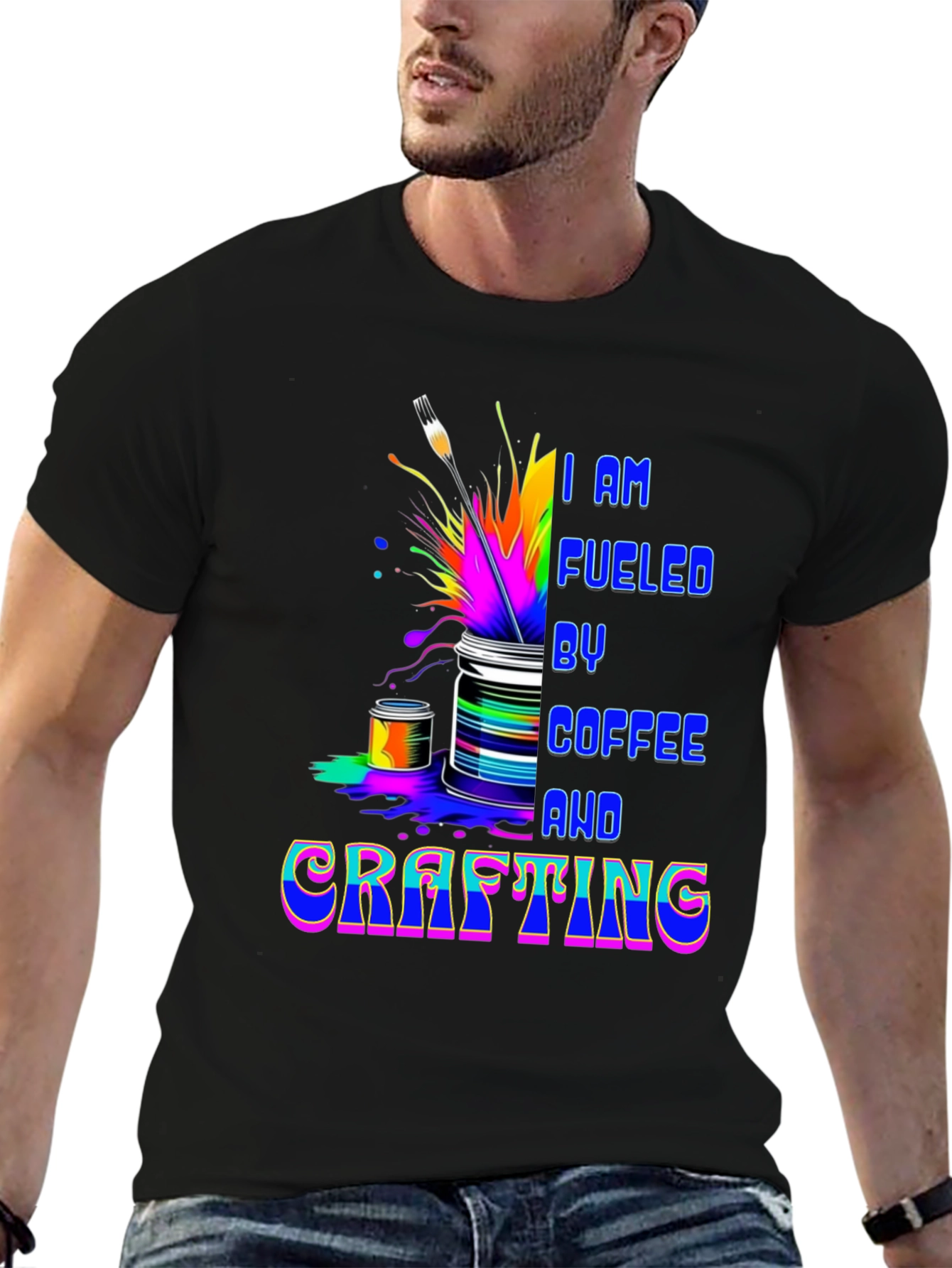 Fuelled By Coffee and Crafting T-Shirt
