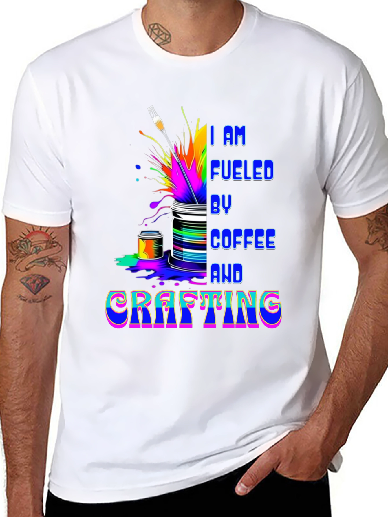 Fuelled By Coffee and Crafting T-Shirt