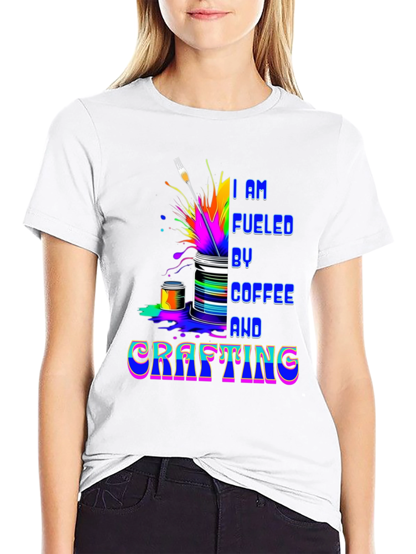Fuelled By Coffee and Crafting T-Shirt