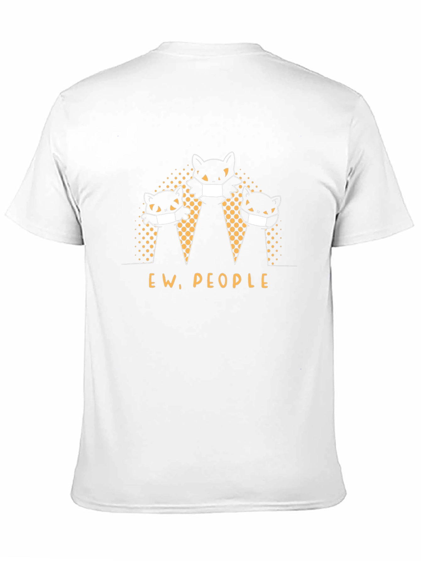 Ew People Cats Masked T-Shirt