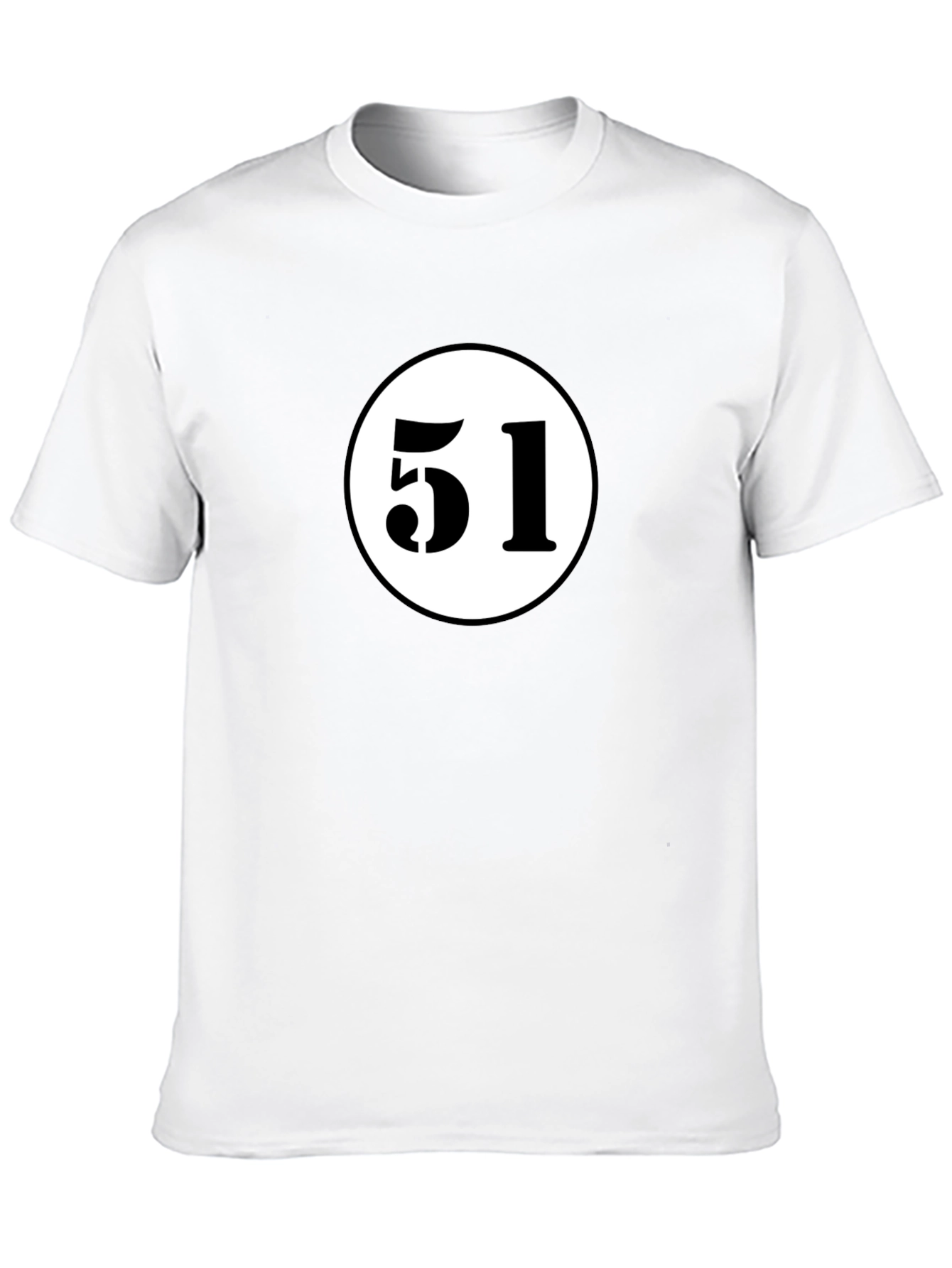 Retro Number 51 T-Shirt - Classic Design
