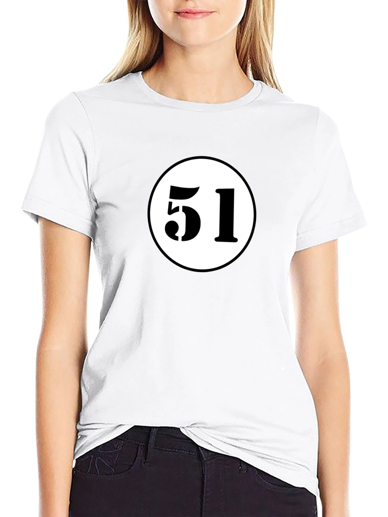 Retro Number 51 T-Shirt - Classic Design