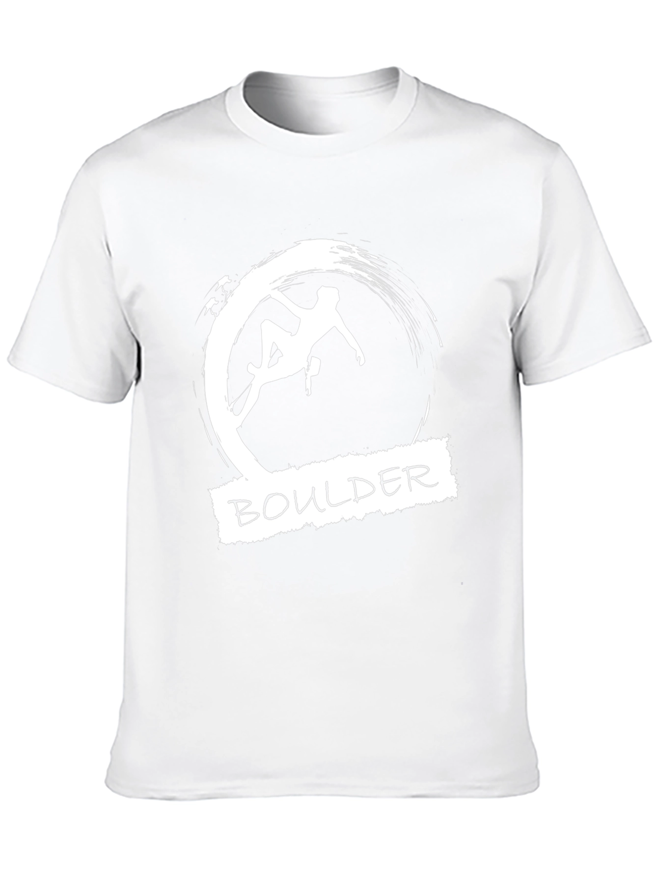 Boulder Climbing T-Shirt - Black Graphic Tee