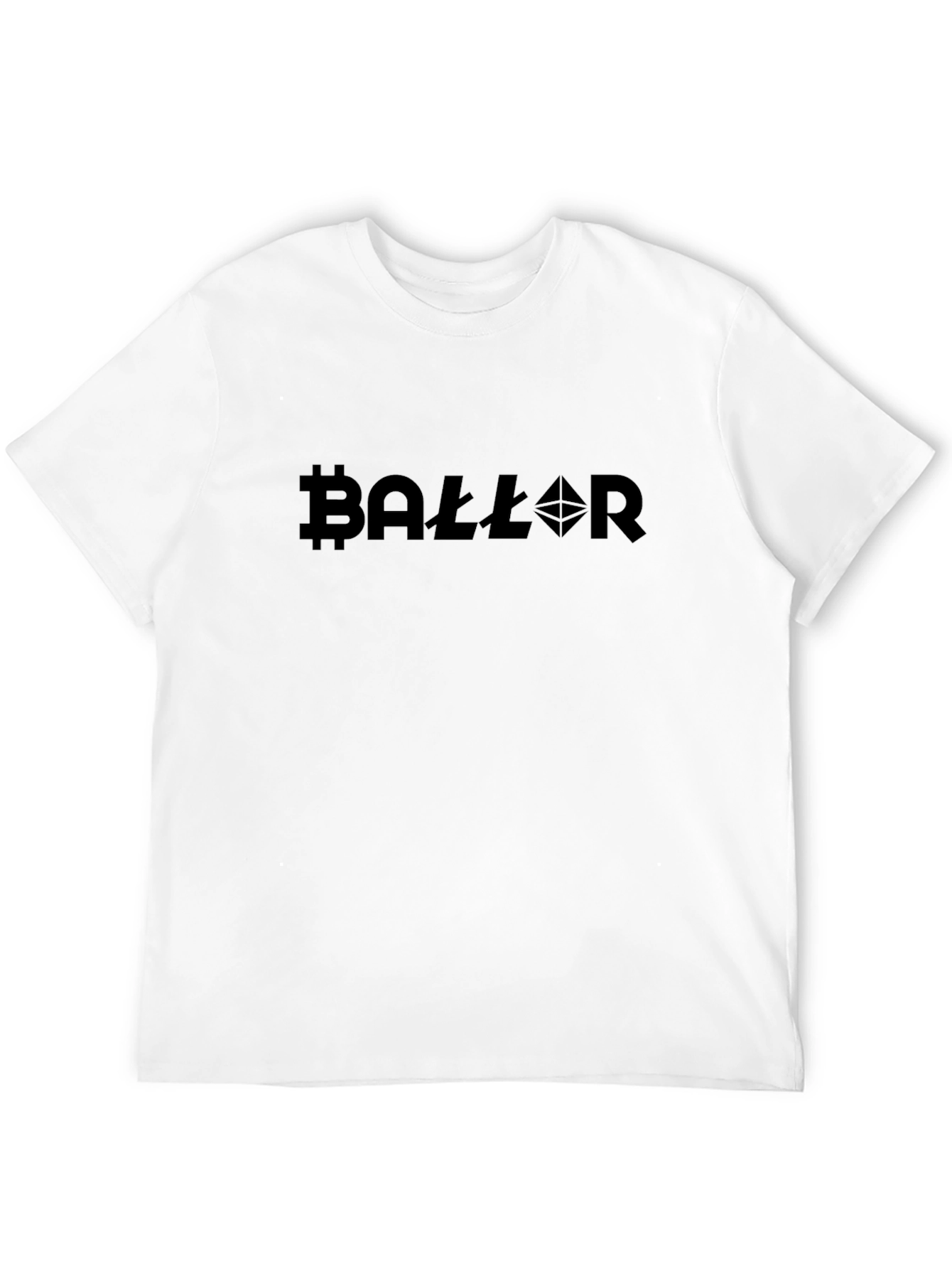 Crypto Baller T-Shirt - Bitcoin & Ethereum Design