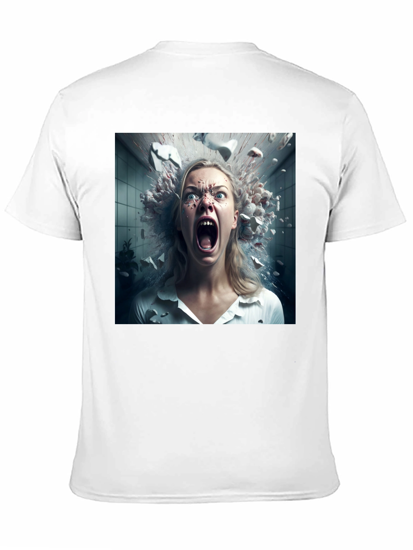 Exploding Head T-Shirt - Unique Graphic Tee