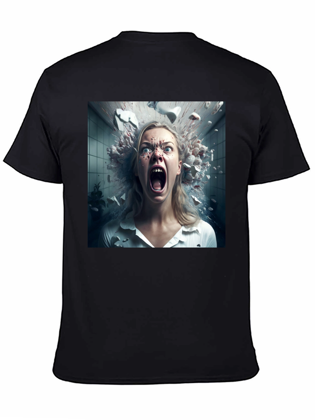 Exploding Head T-Shirt - Unique Graphic Tee