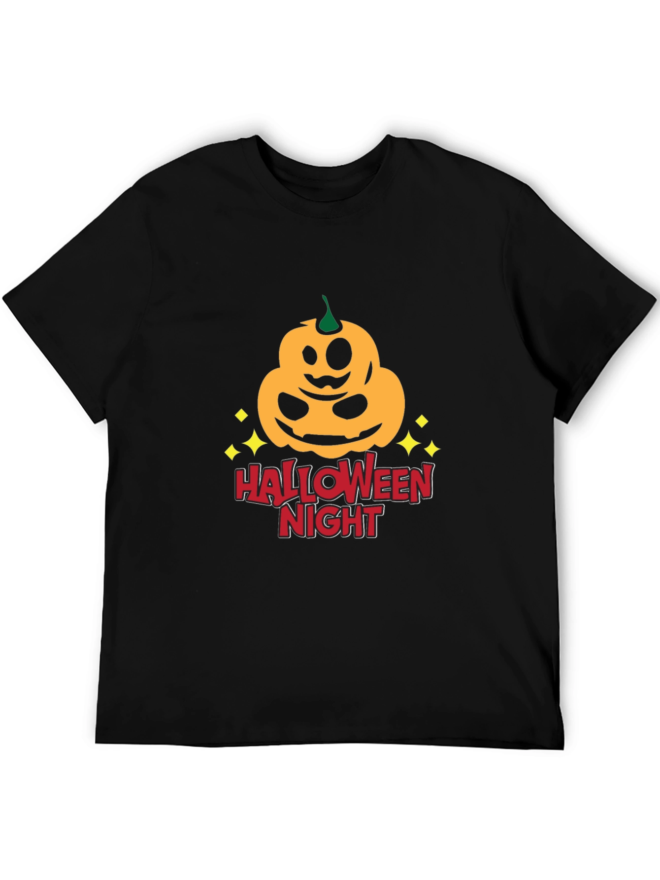 Halloween Night Pumpkin Graphic T-Shirt