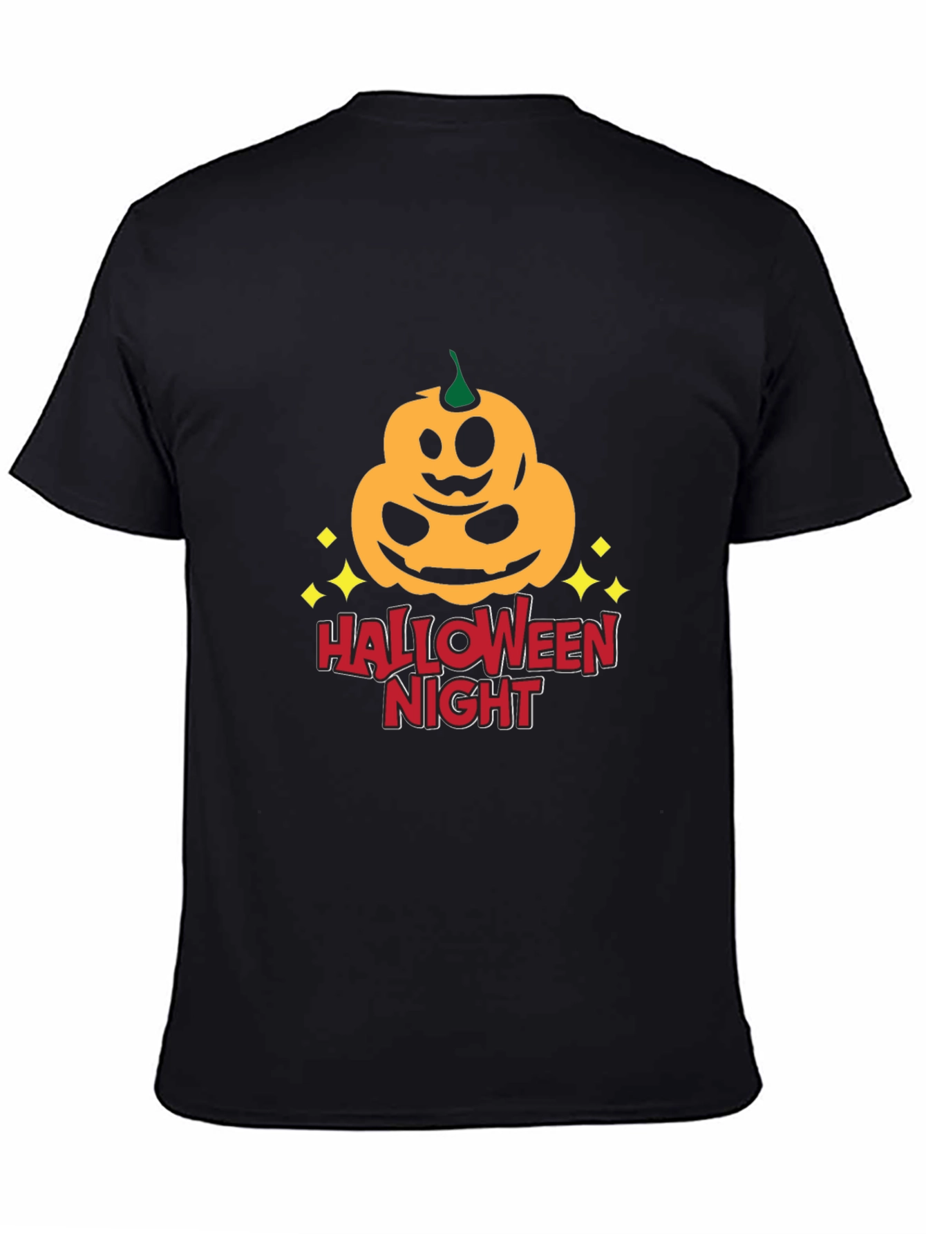Halloween Night Pumpkin Graphic T-Shirt