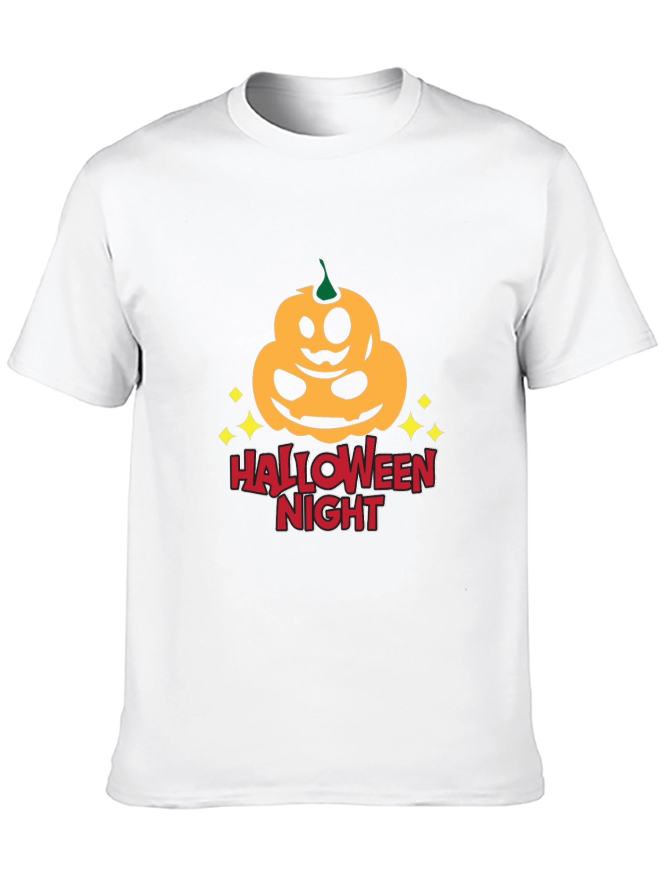 Halloween Night Pumpkin Graphic T-Shirt