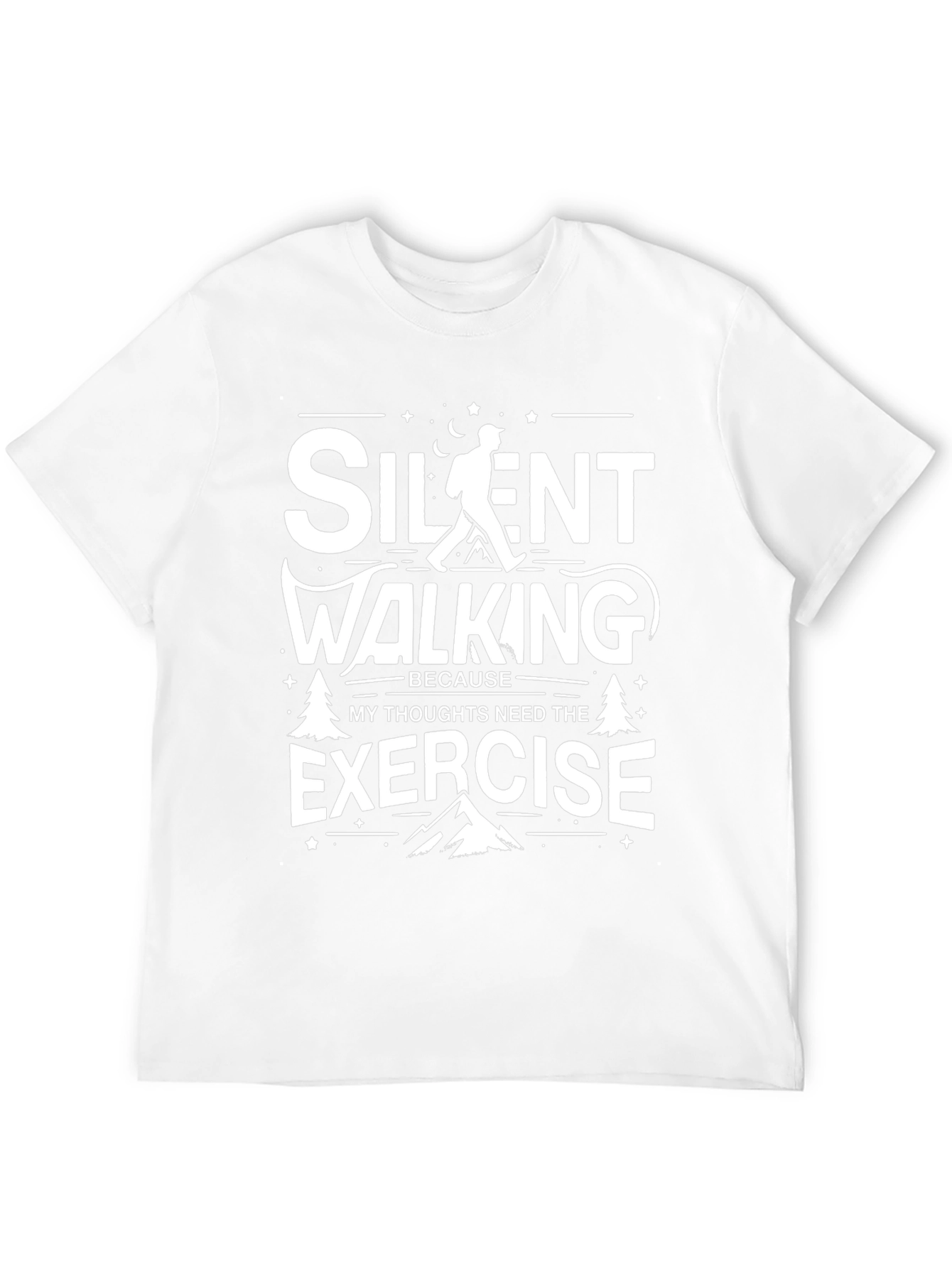 Silent Walking Exercise Graphic Tee