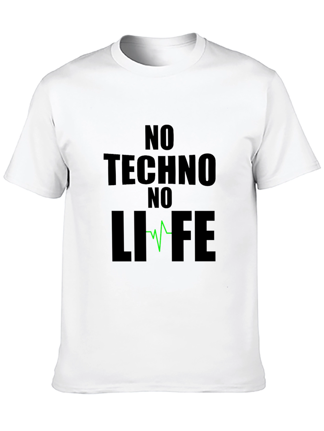 No Techno No Life Black T-Shirt