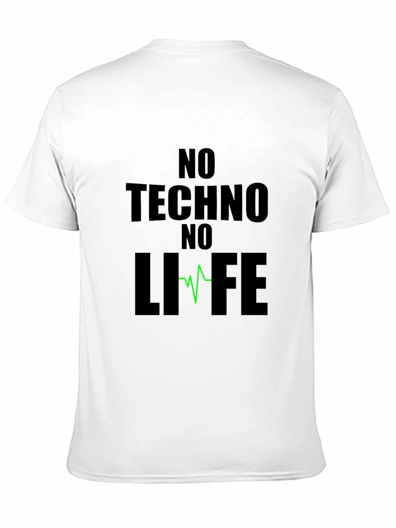 No Techno No Life Black T-Shirt