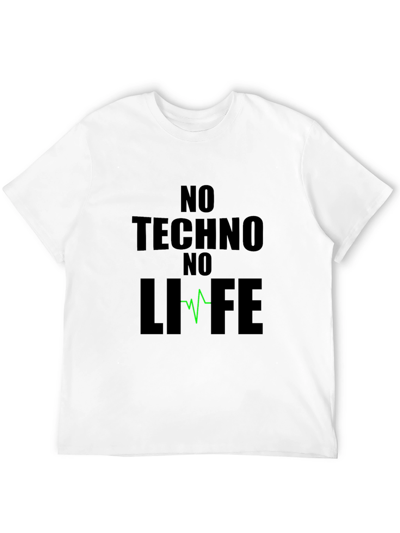 No Techno No Life Black T-Shirt