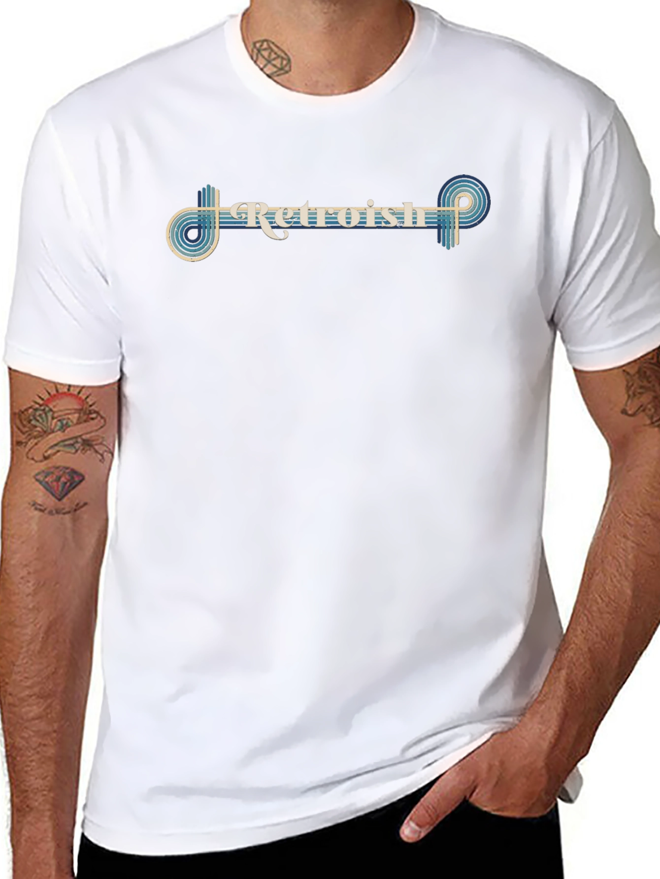 Retroish Graphic Tee - Stylish Comfort Fit