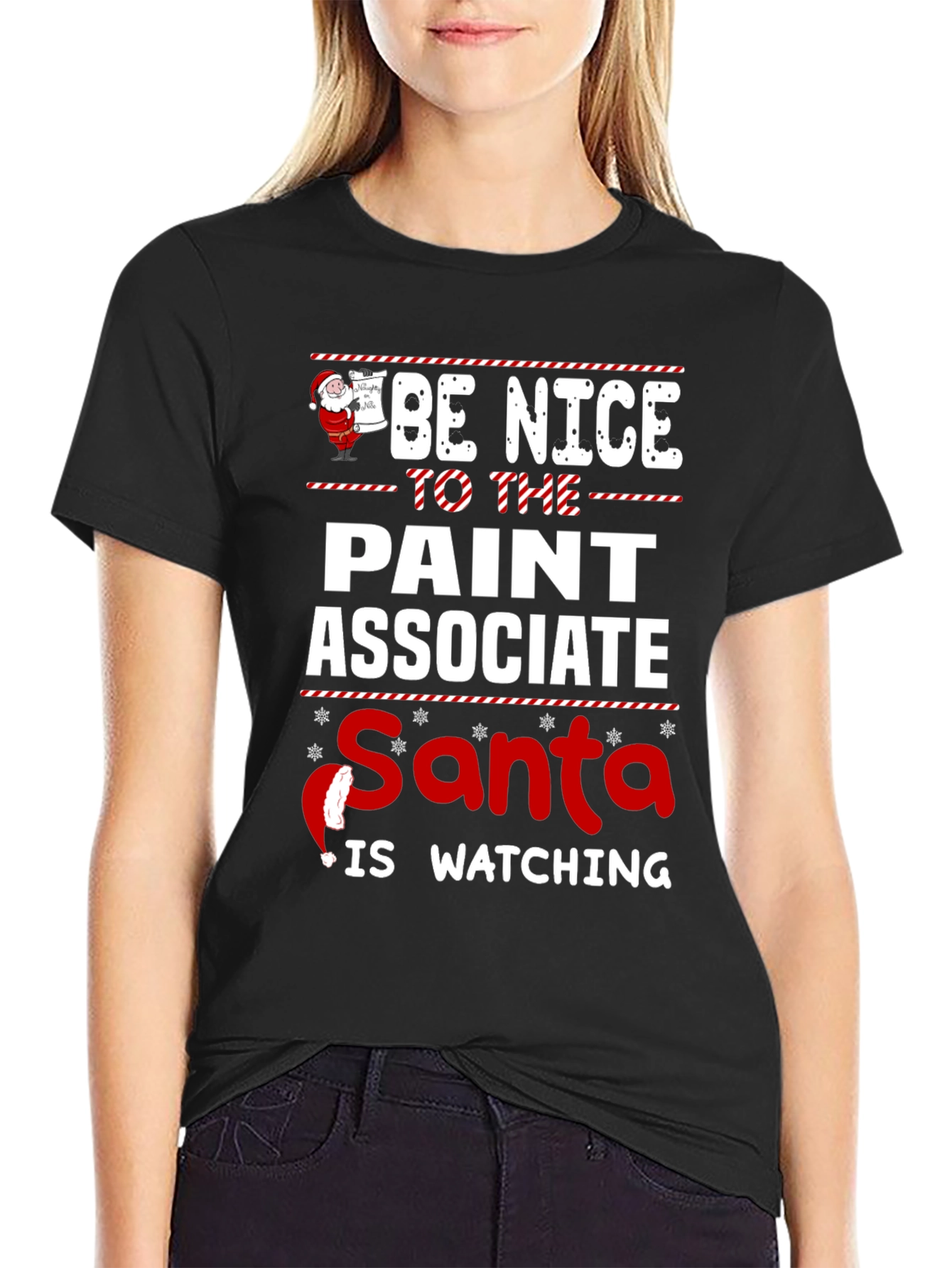 Funny Christmas Paint Associate T-Shirt