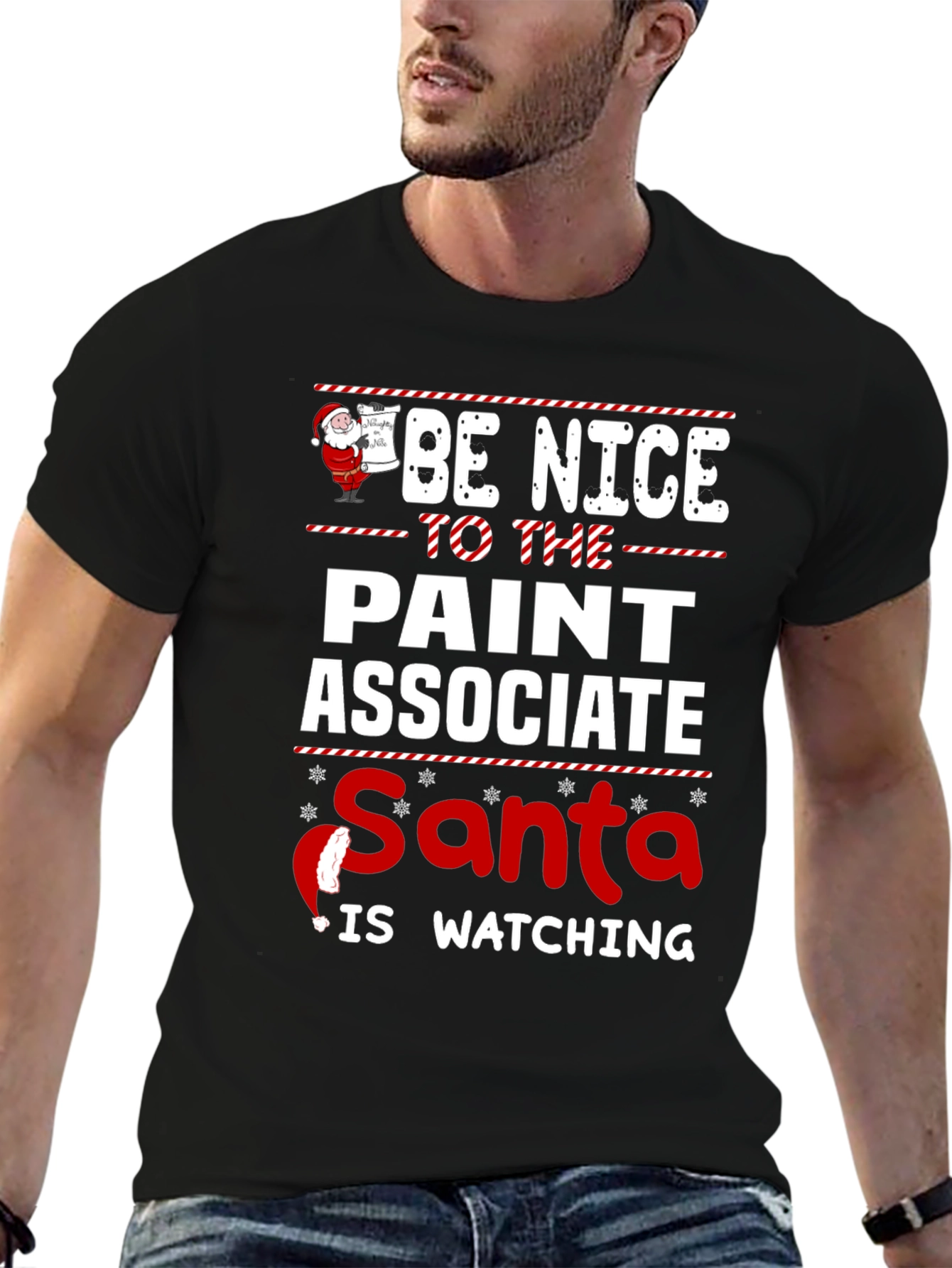 Funny Christmas Paint Associate T-Shirt