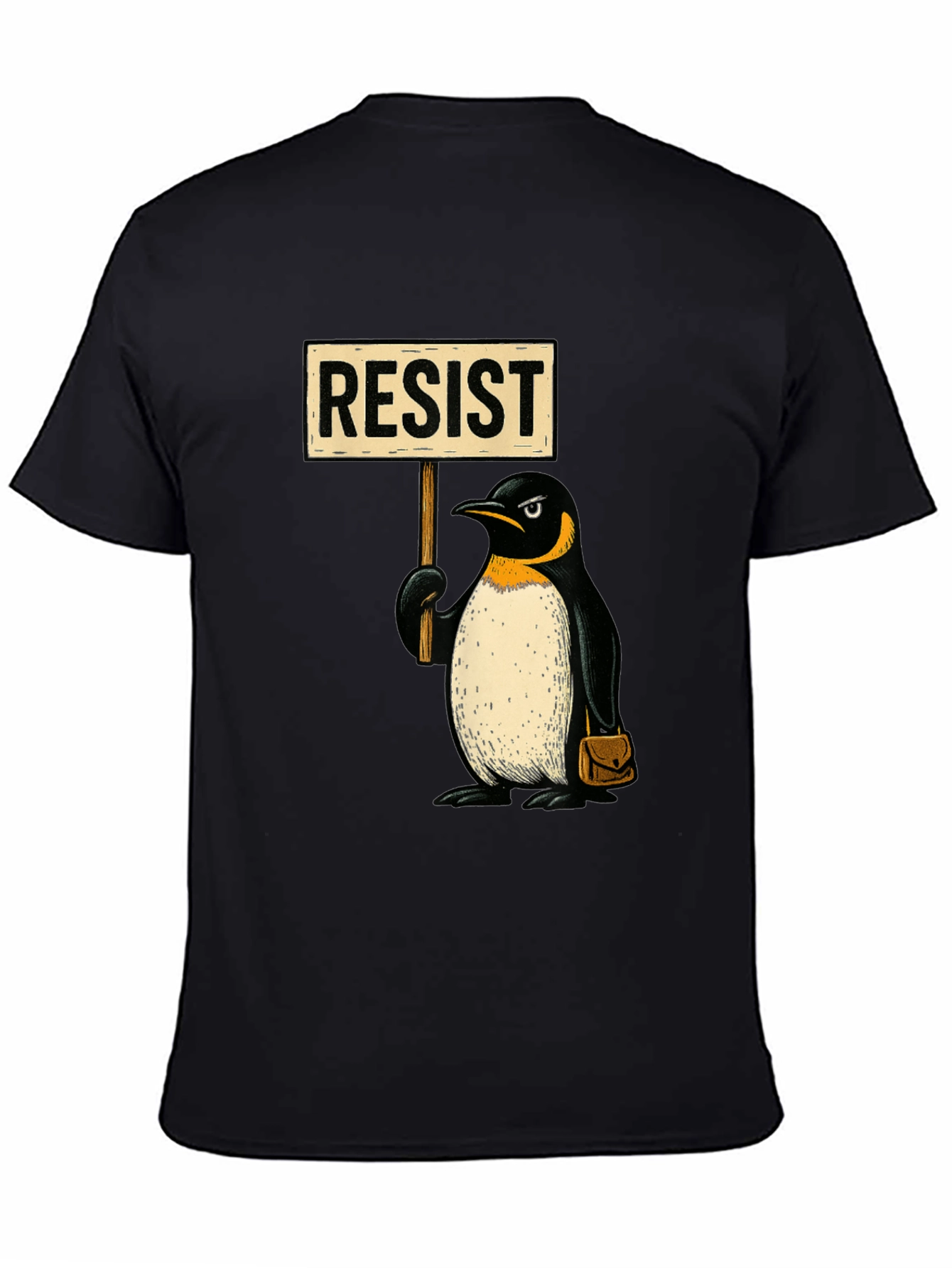 Resist Penguin Graphic T-Shirt - Activist Apparel