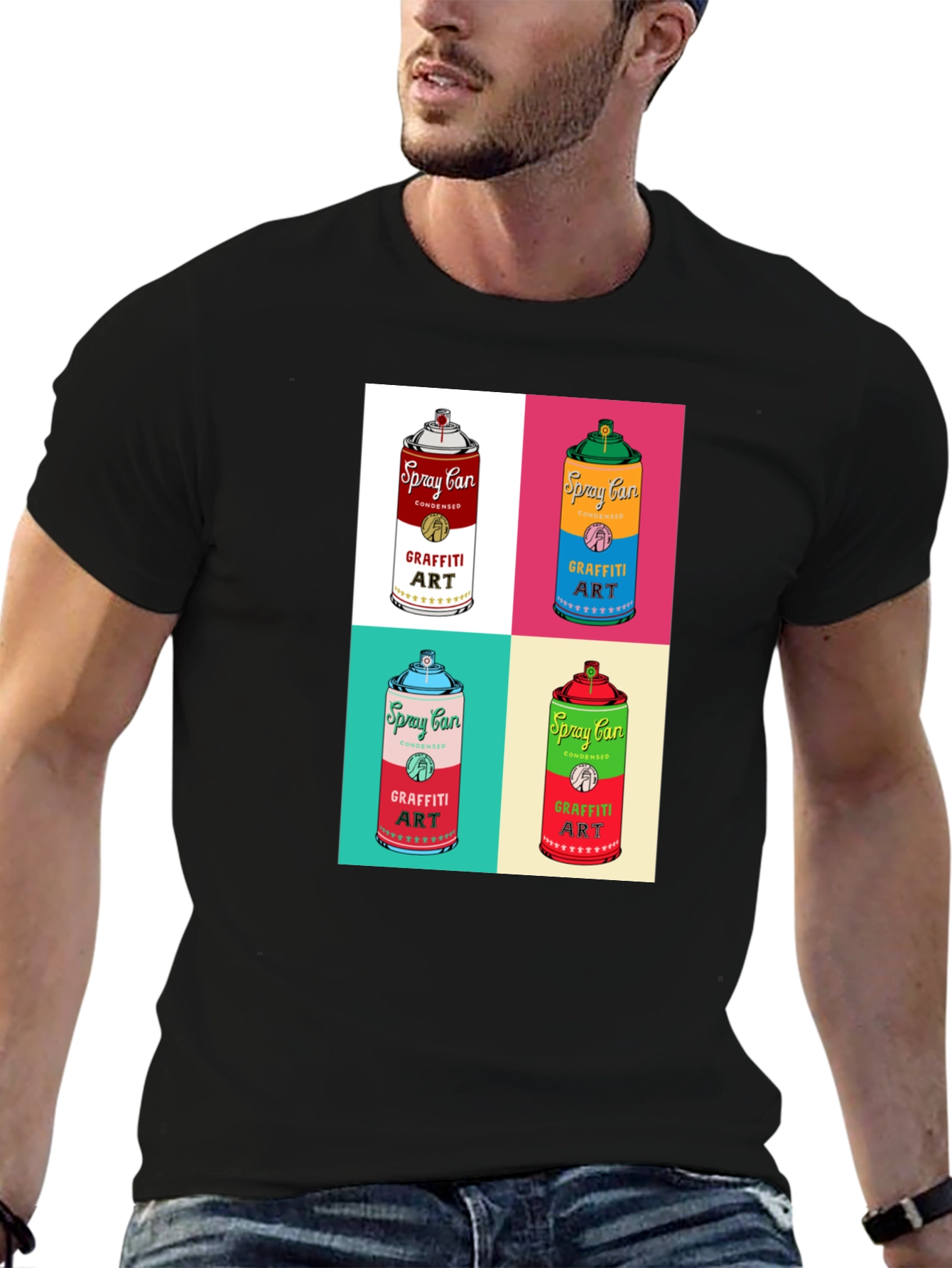 Graffiti Art Spray Can T-Shirt - Urban Streetwear