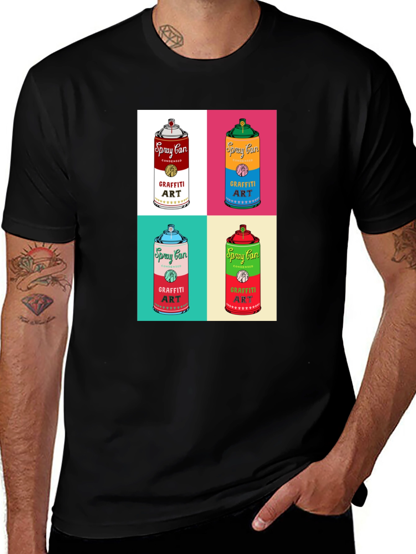 Graffiti Art Spray Can T-Shirt - Urban Streetwear