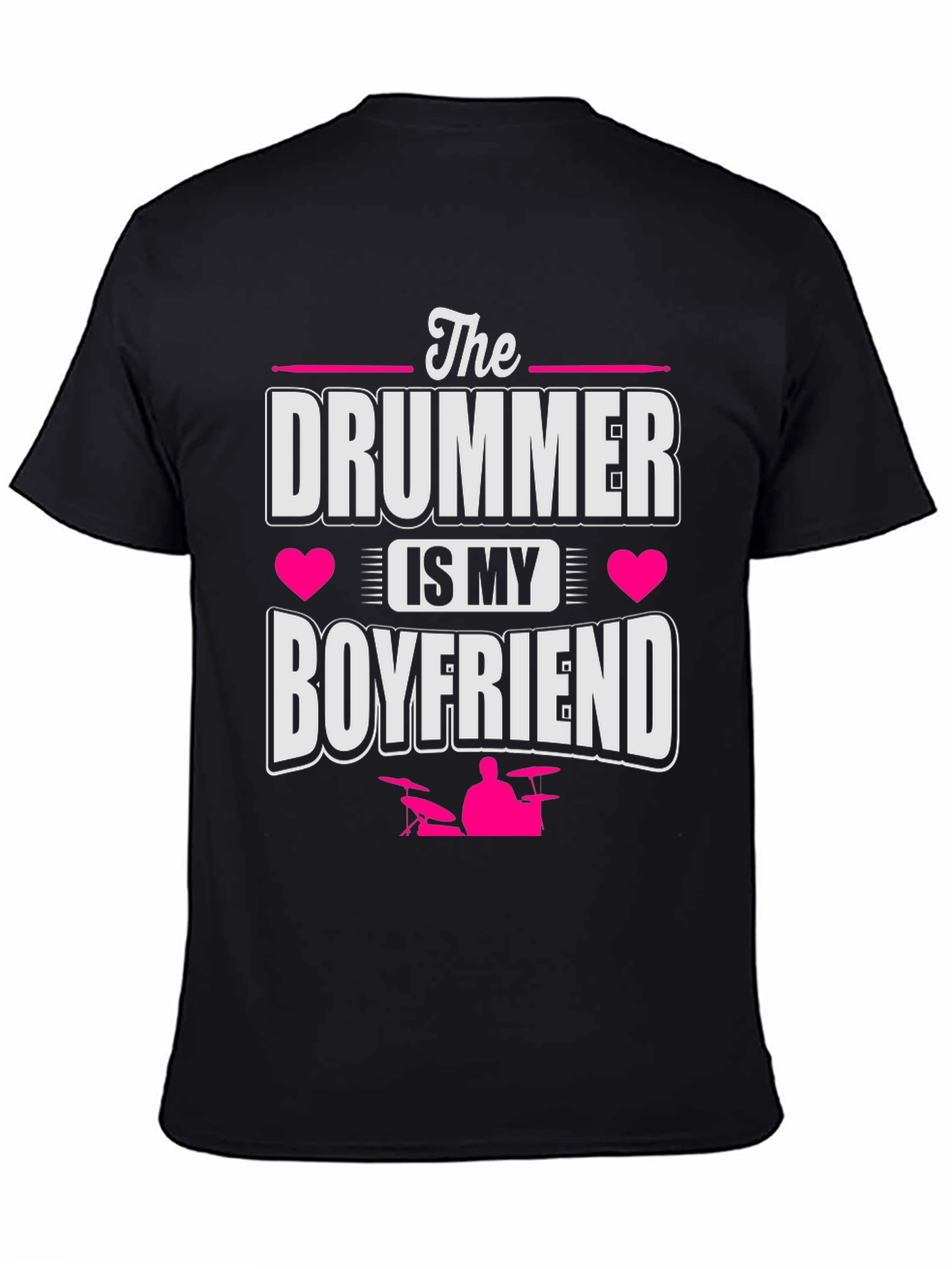 Drummer Boyfriend Tee - Music Lover Gift