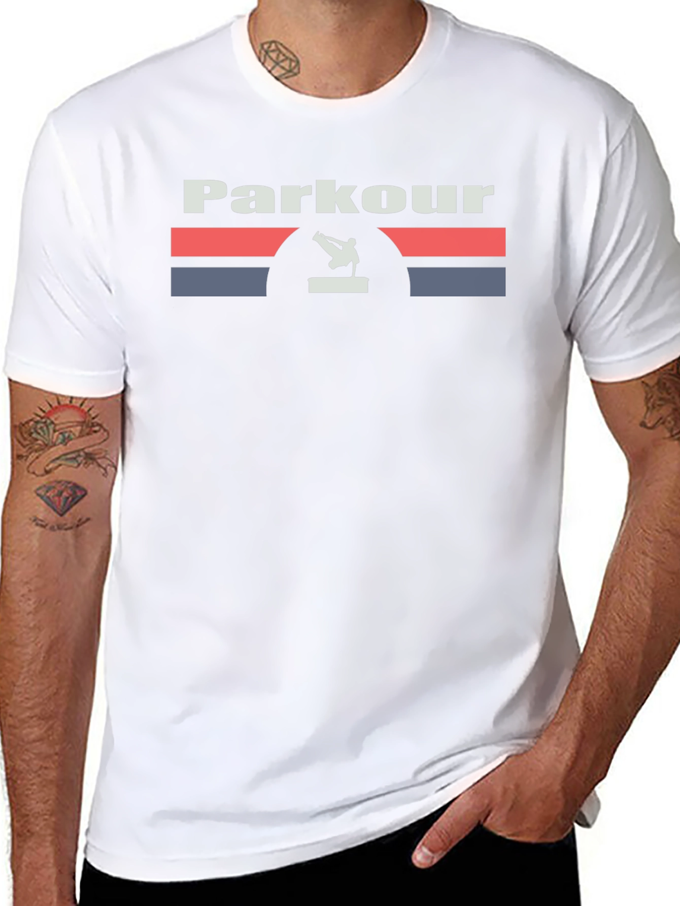 Parkour Graphic Tee - Urban Style