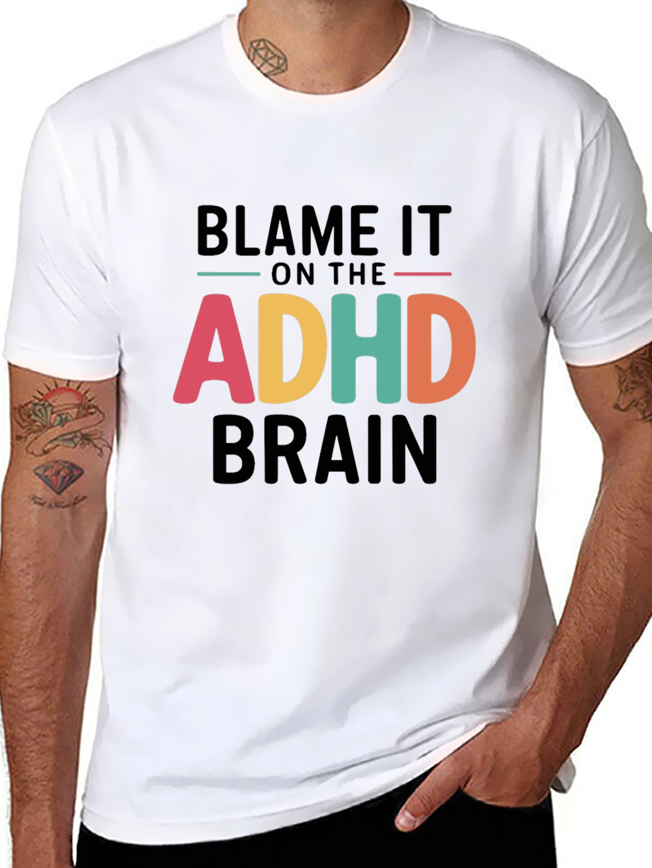Blame It On The ADHD Brain T-Shirt