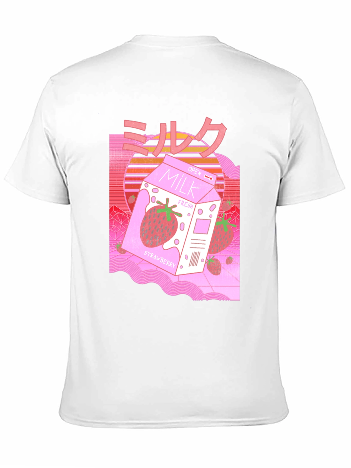 Strawberry Milk Japanese Aesthetic T-Shirt