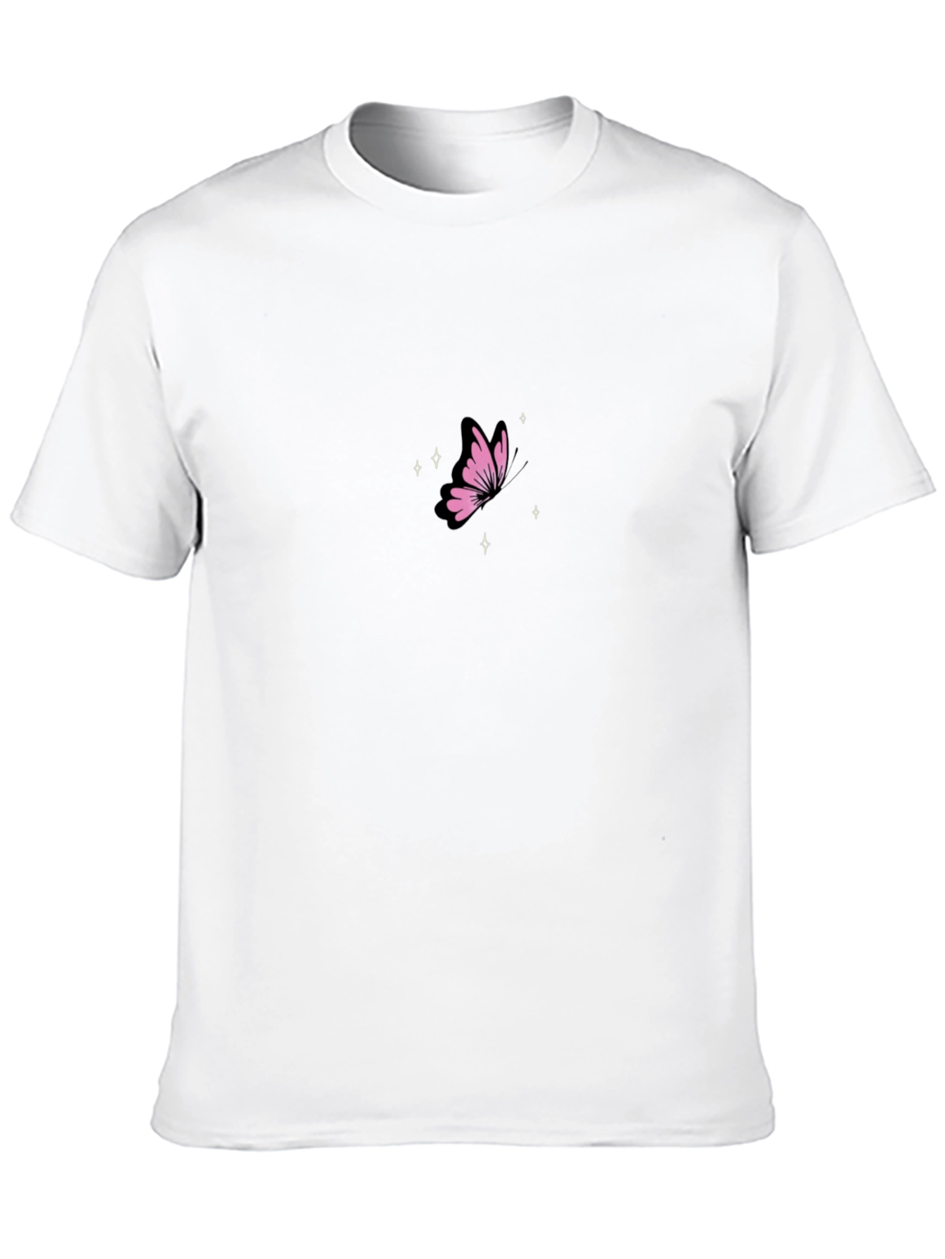 Butterfly Sparkle Black T-Shirt