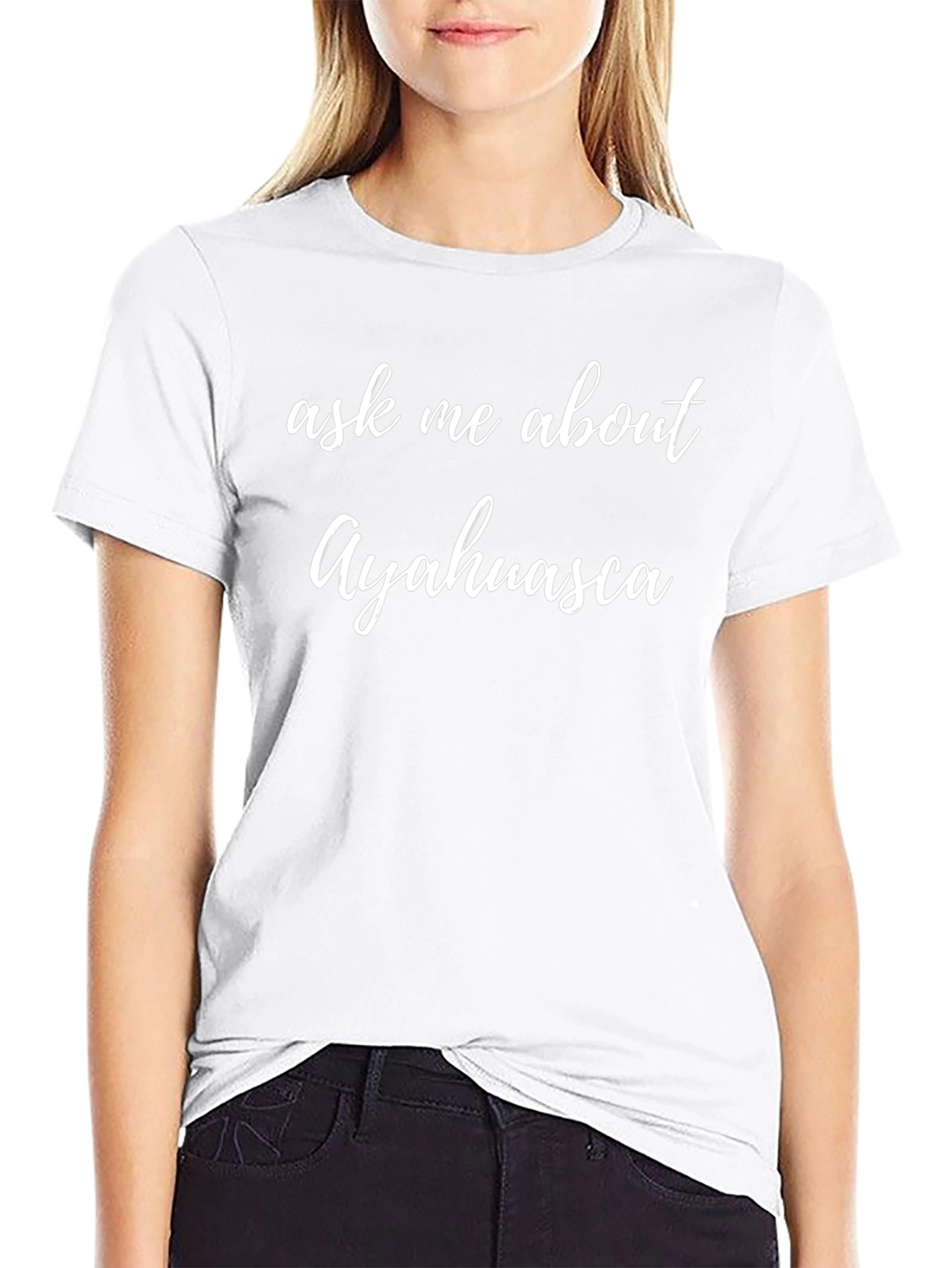 Ask Me About Ayahuasca Black T-Shirt