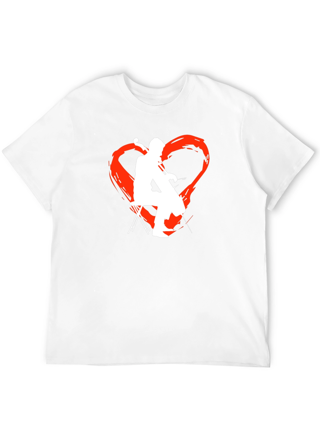 Cello Heart T-Shirt - Music Lover Tee