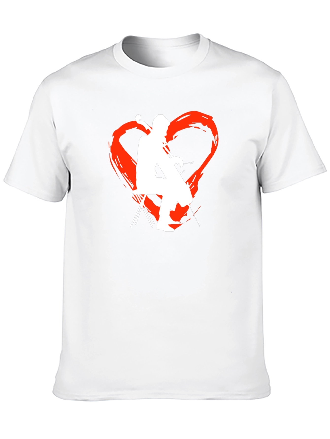 Cello Heart T-Shirt - Music Lover Tee