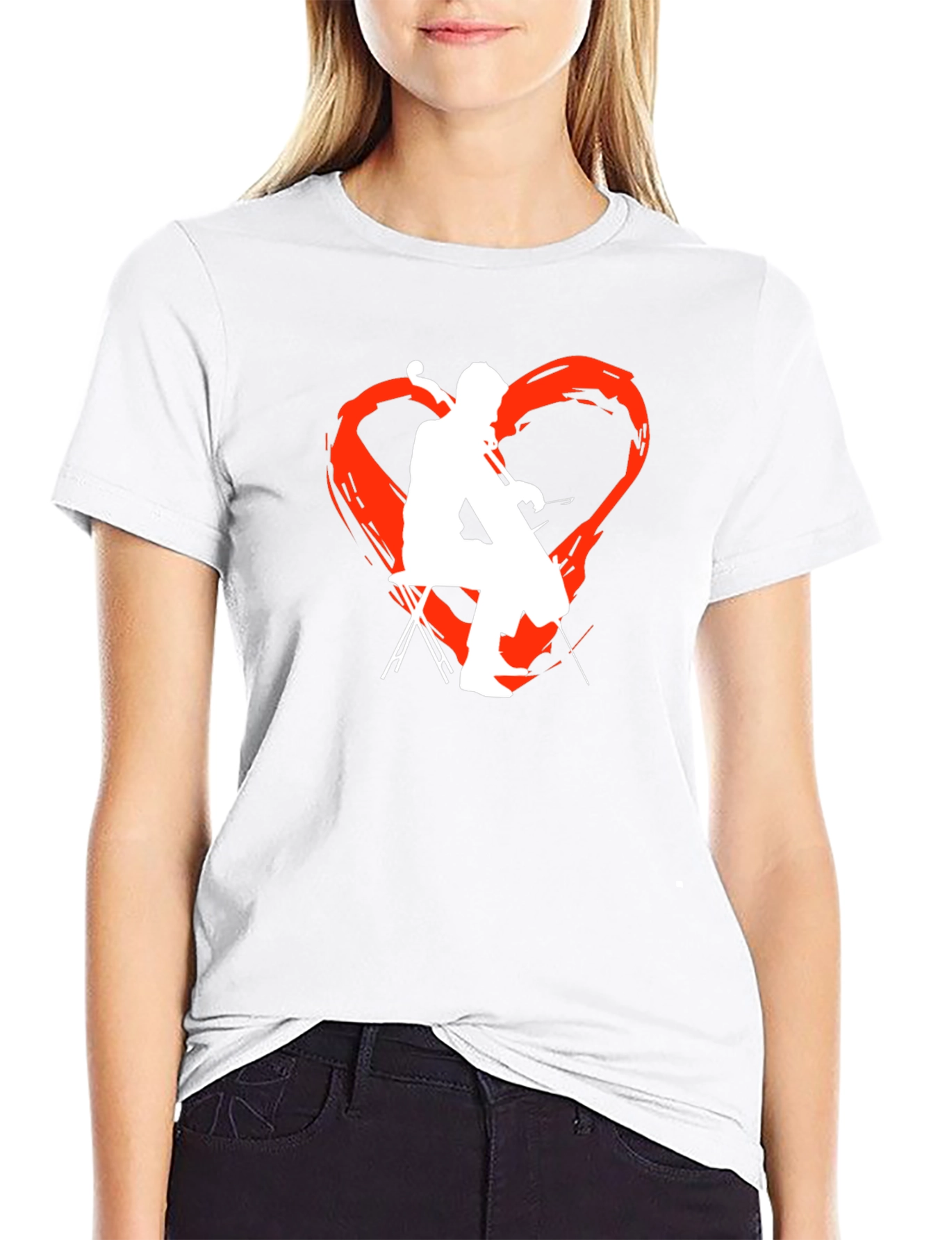 Cello Heart T-Shirt - Music Lover Tee