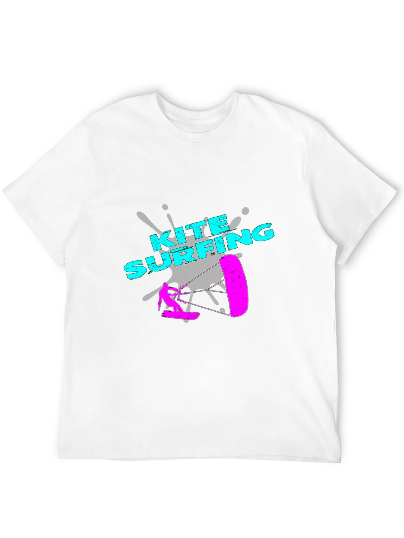 Kite Surfing Graphic T-Shirt - Sporty Design
