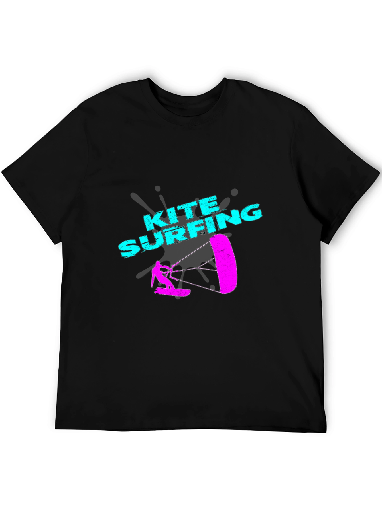 Kite Surfing Graphic T-Shirt - Sporty Design