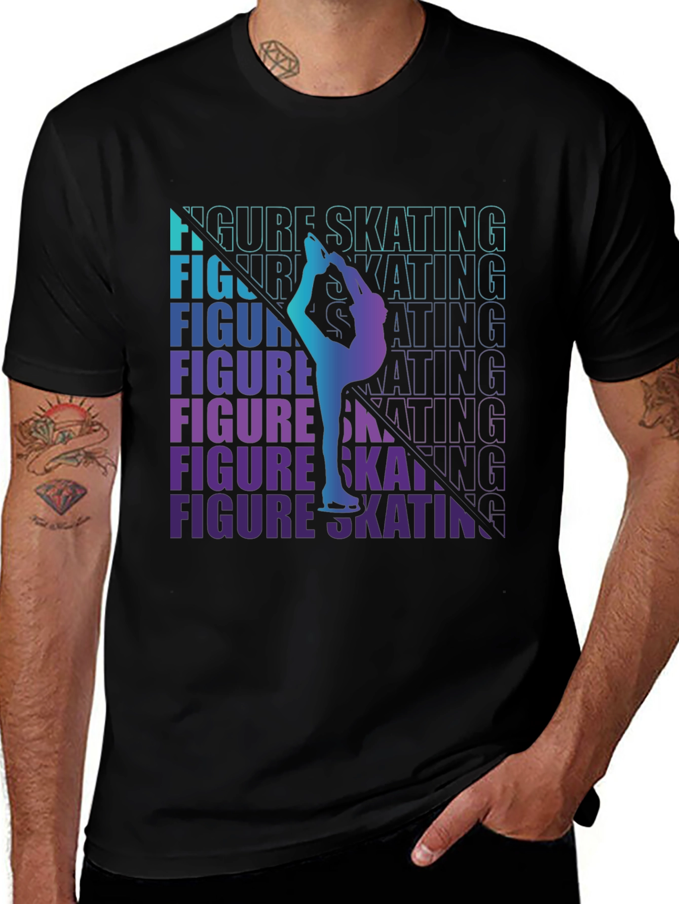 Figure Skating Graphic T-Shirt