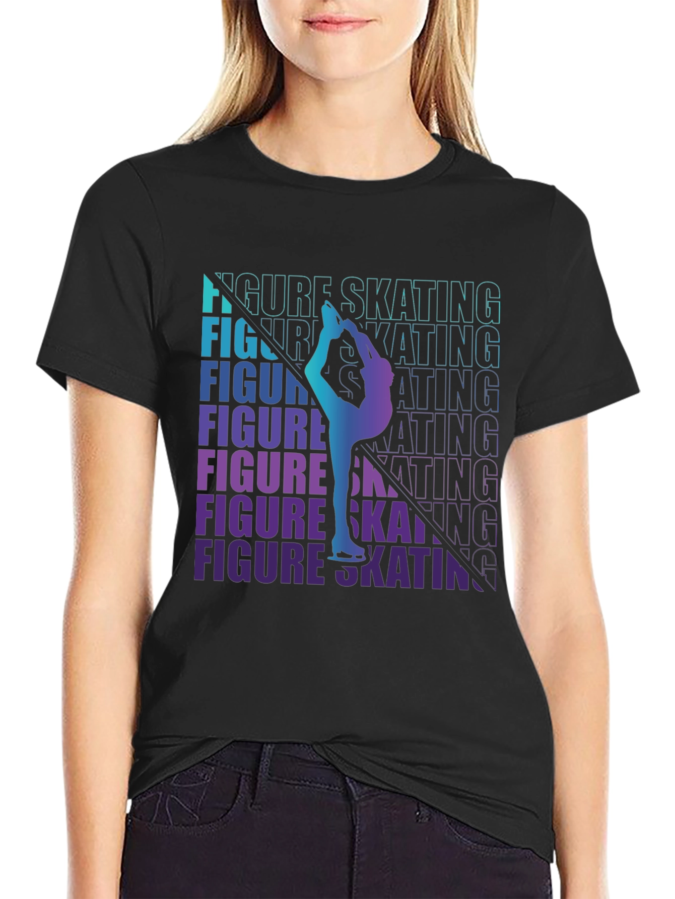 Figure Skating Graphic T-Shirt